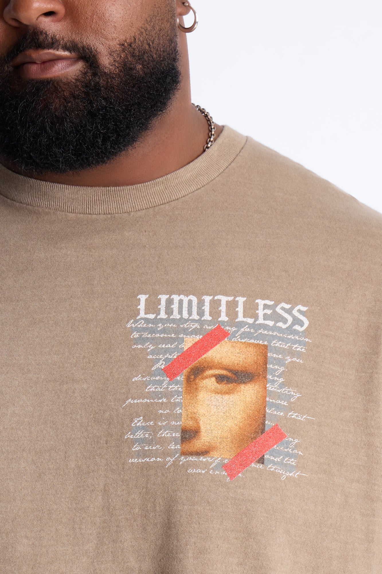 Limitless Art Short Sleeve Tee - Brown Fashion Nova