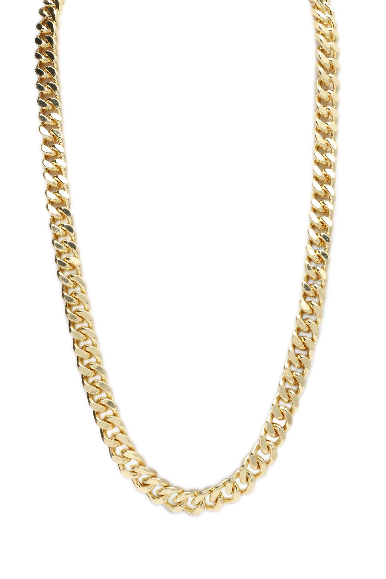 24″ Joe's Cuban Link Chain Necklace - Gold Fashion Nova