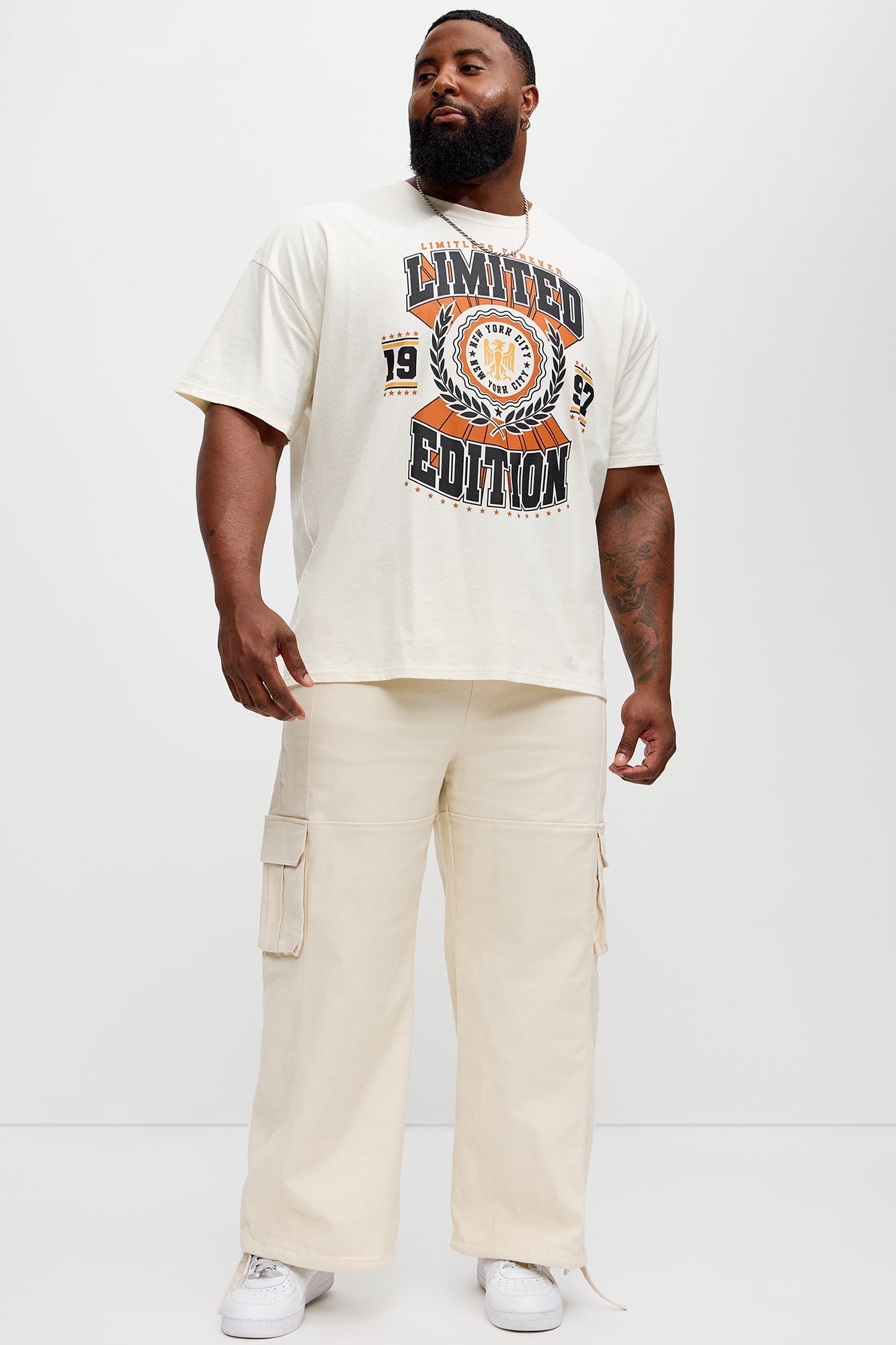Limited Edition 1997 Oversized Short Sleeve Tee - White Fashion Nova