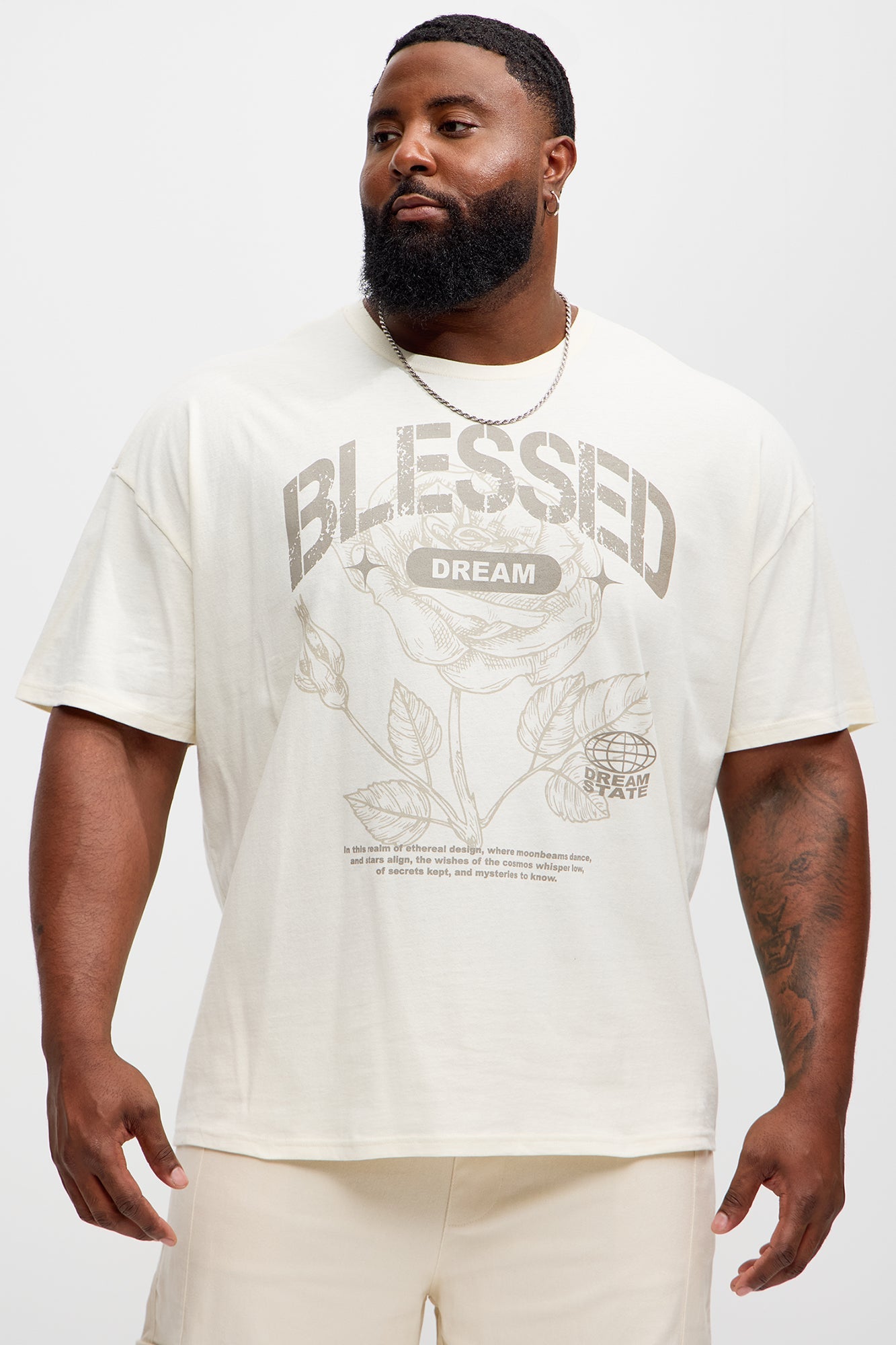 Bless Dreams Oversized Short Sleeve Tee - White Fashion Nova