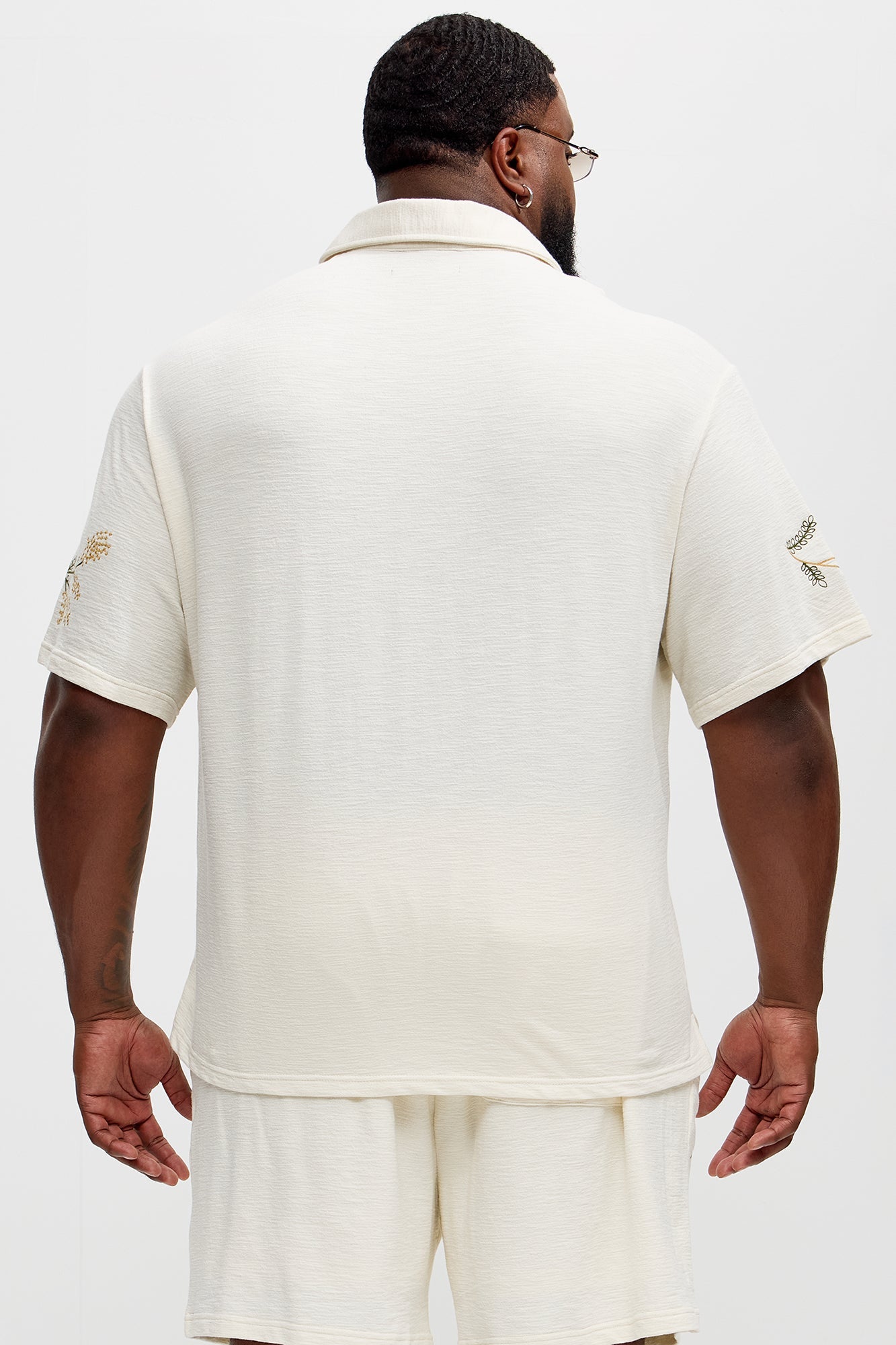 Berries And Bloom Embroidered Shirt - Cream Fashion Nova
