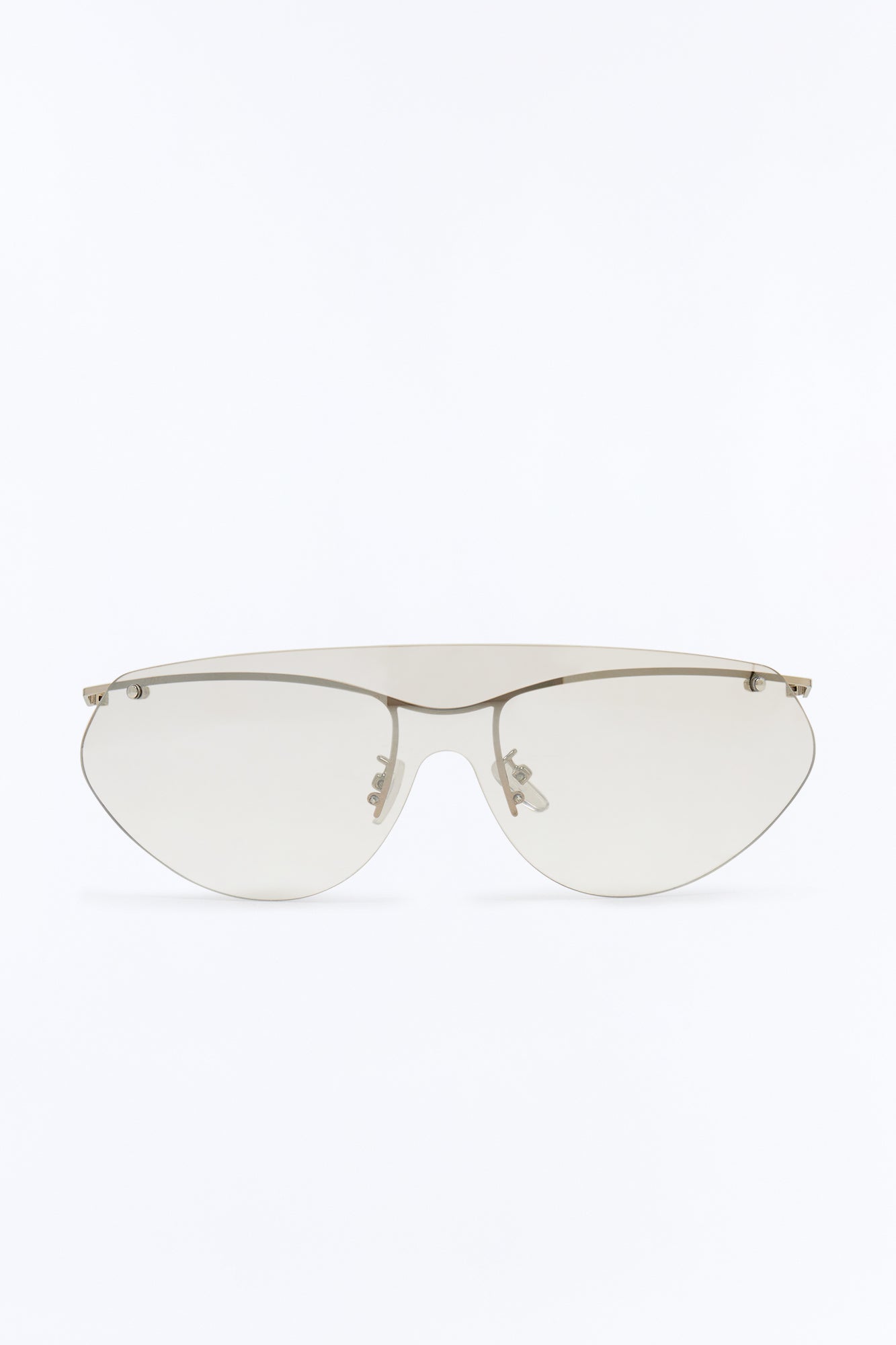 Spectra Circuit Sunglasses - Silver Fashion Nova