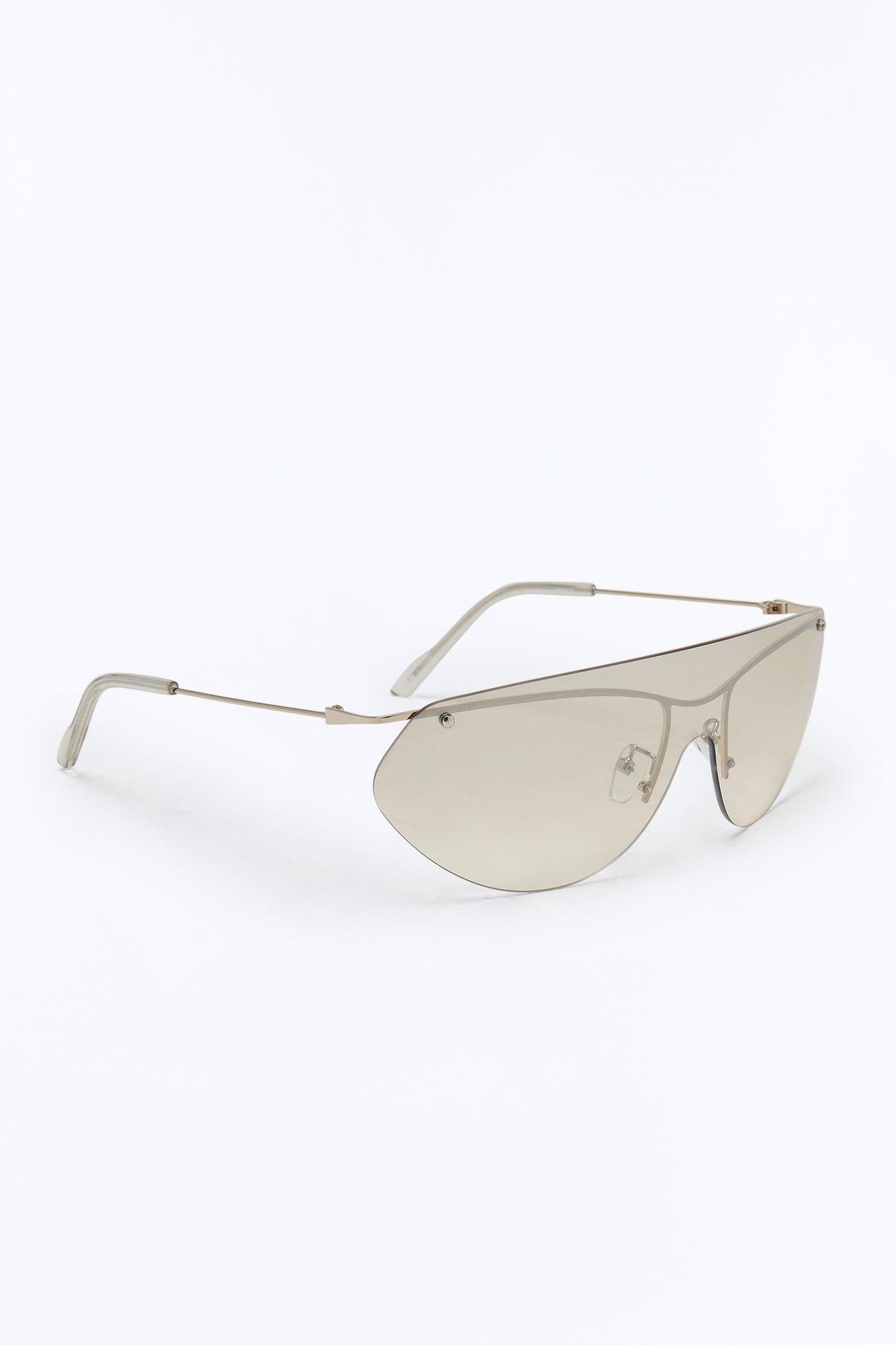 Spectra Circuit Sunglasses - Silver Fashion Nova