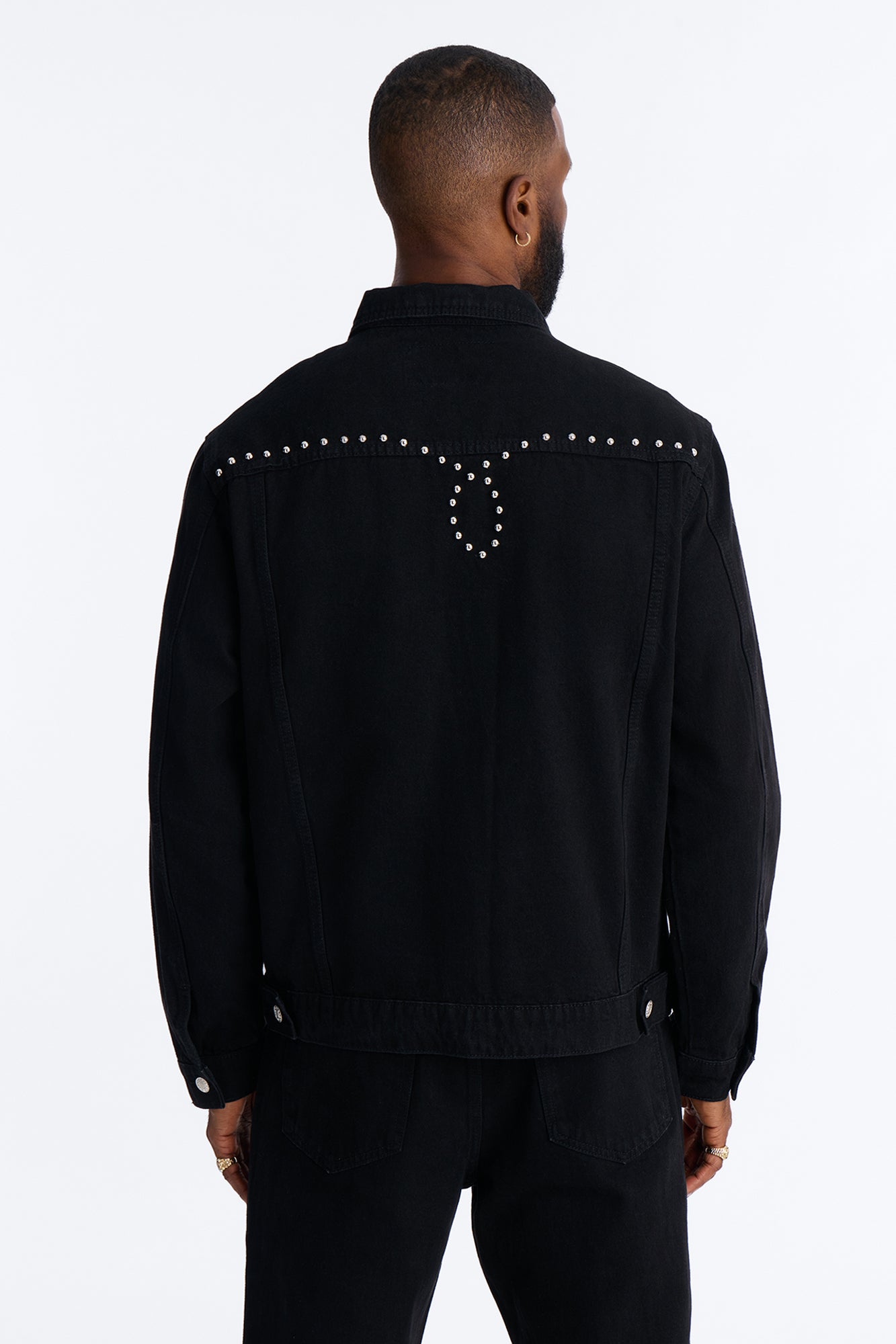Iron Outlaw Denim Trucker Jacket - Black Fashion Nova