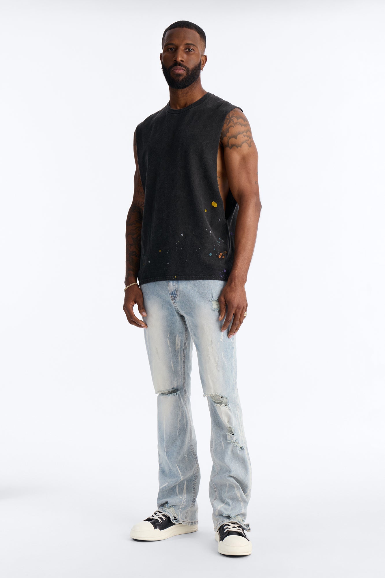 Everyday Street Stacked Skinny Flare Jean - Light Wash Fashion Nova