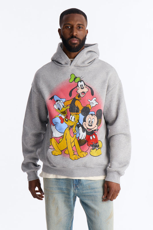 Disney Mickey And Friends Do Your Own Thing Hoodie - Heather Grey Fashion Nova