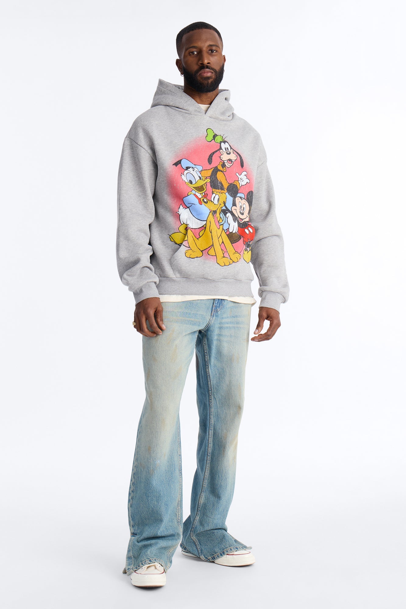 Disney Mickey And Friends Do Your Own Thing Hoodie - Heather Grey Fashion Nova