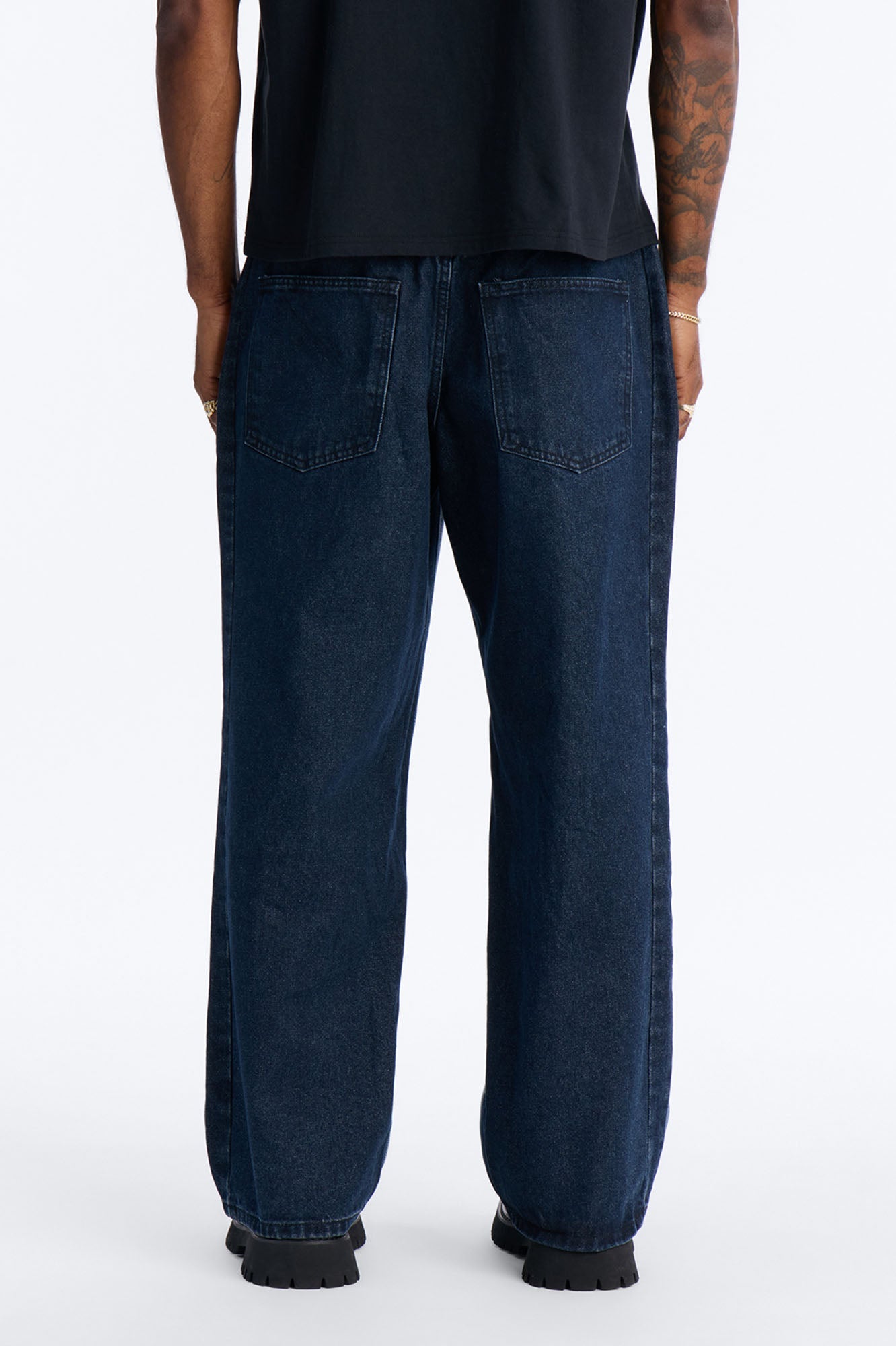 Barrel Outlaw Jean - Dark Wash Fashion Nova