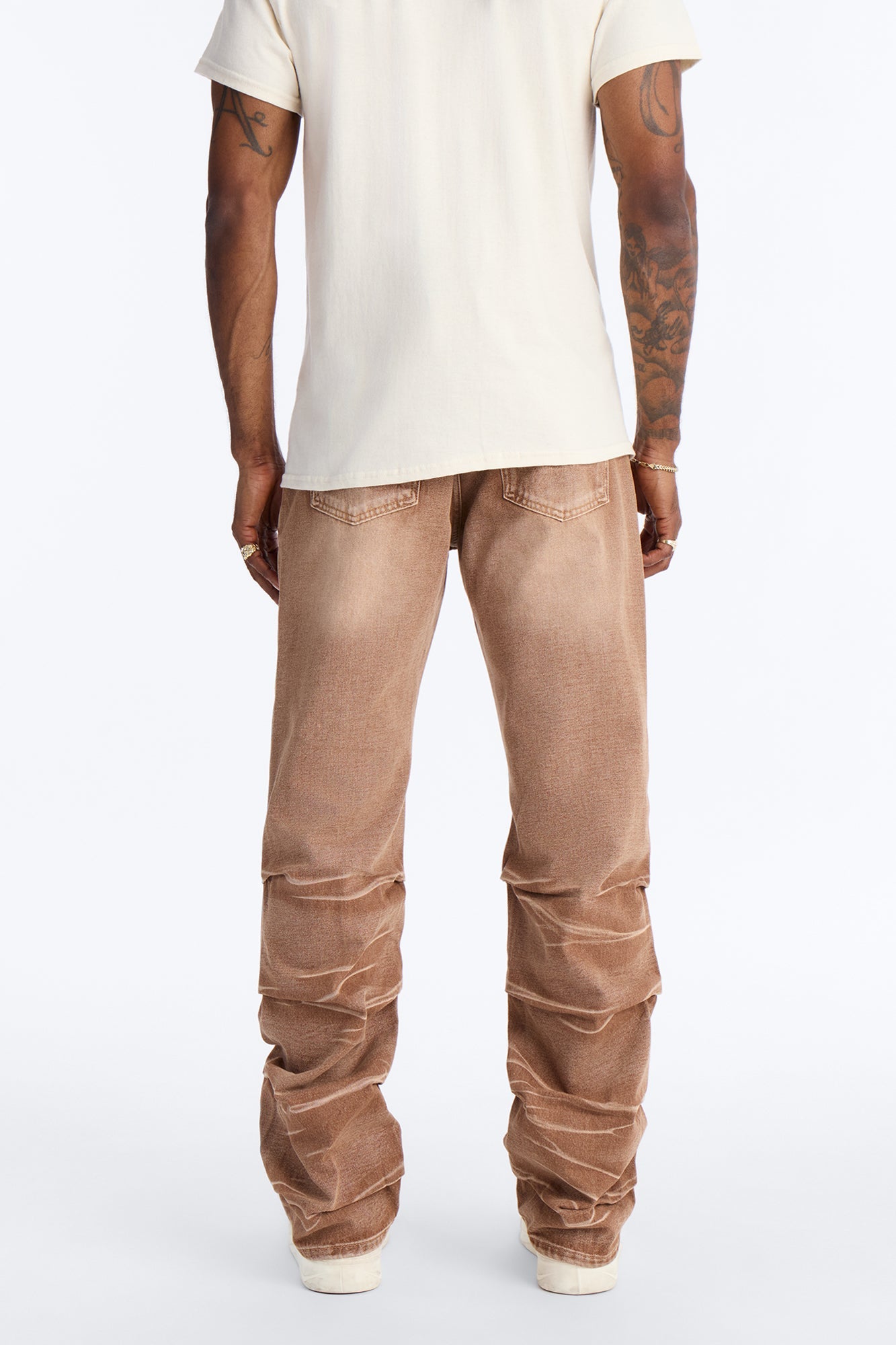 Straight Down The Street Ripped Jeans - Dark Brown Fashion Nova
