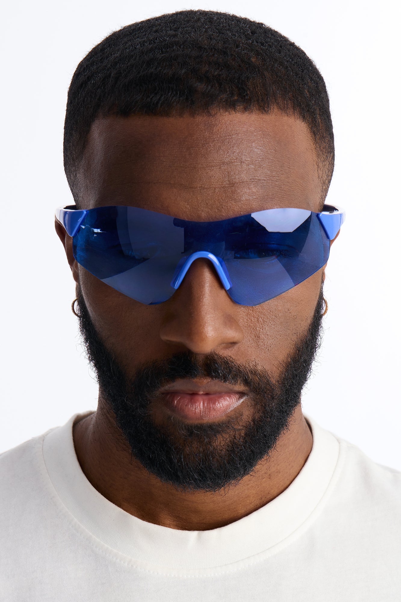 Phantom Strike Sunglasses - Blue Fashion Nova