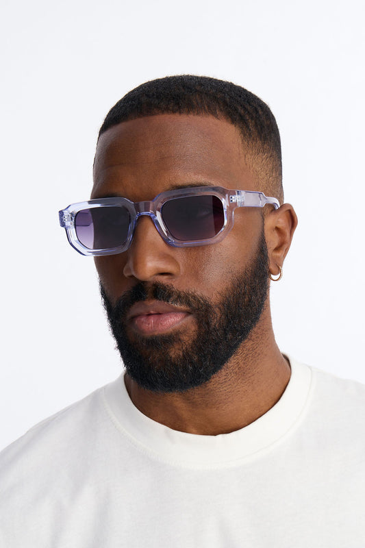 Crisp Cool Square Sunglasses - Blue Fashion Nova