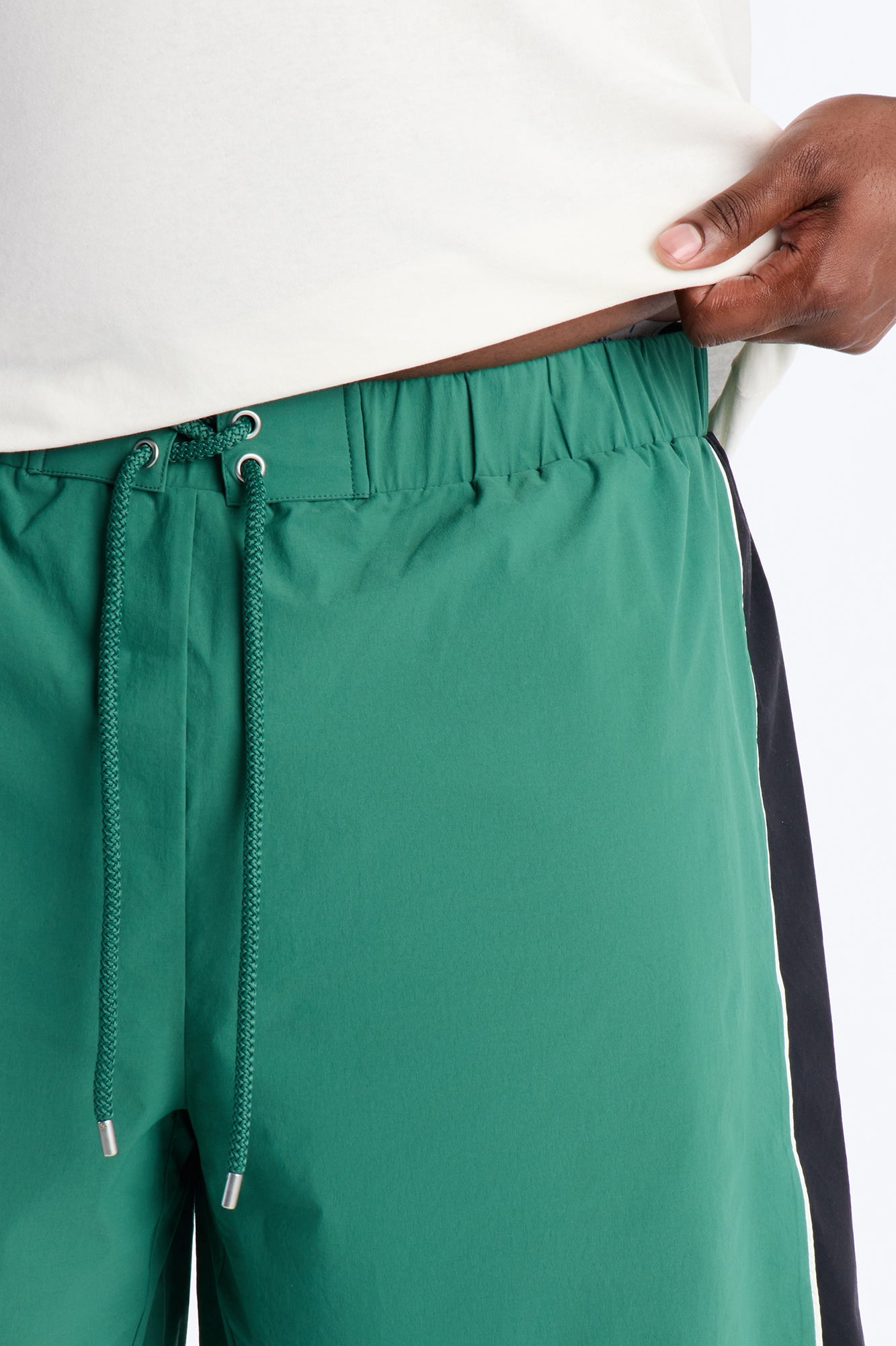 Everyday Stretch Paneled Boardshorts 9″ - Green Fashion Nova