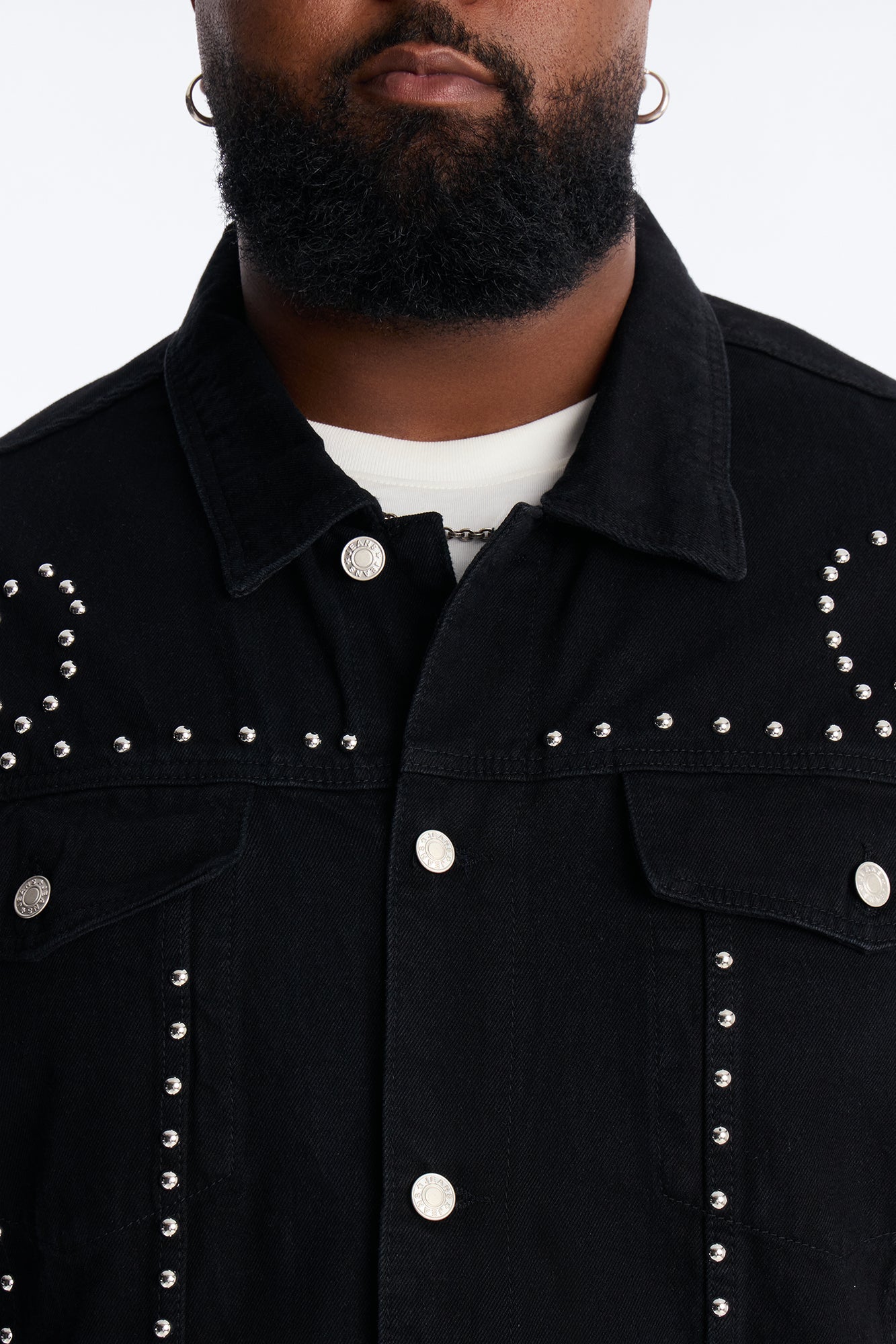 Iron Outlaw Denim Trucker Jacket - Black Fashion Nova