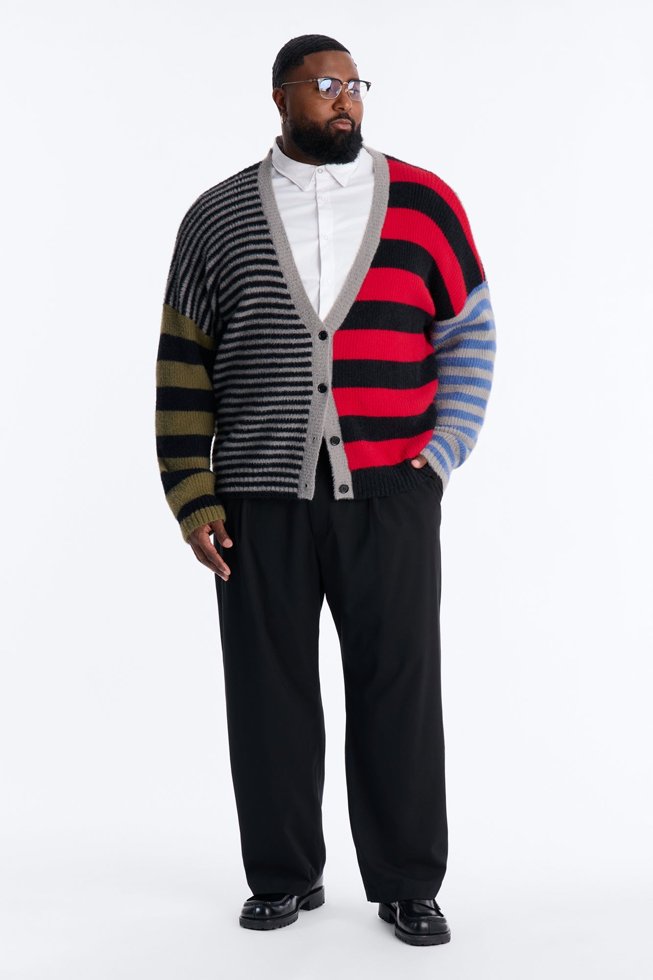 Wild Thing Stripe Knit Cardigan Sweater - Multi Color Fashion Nova