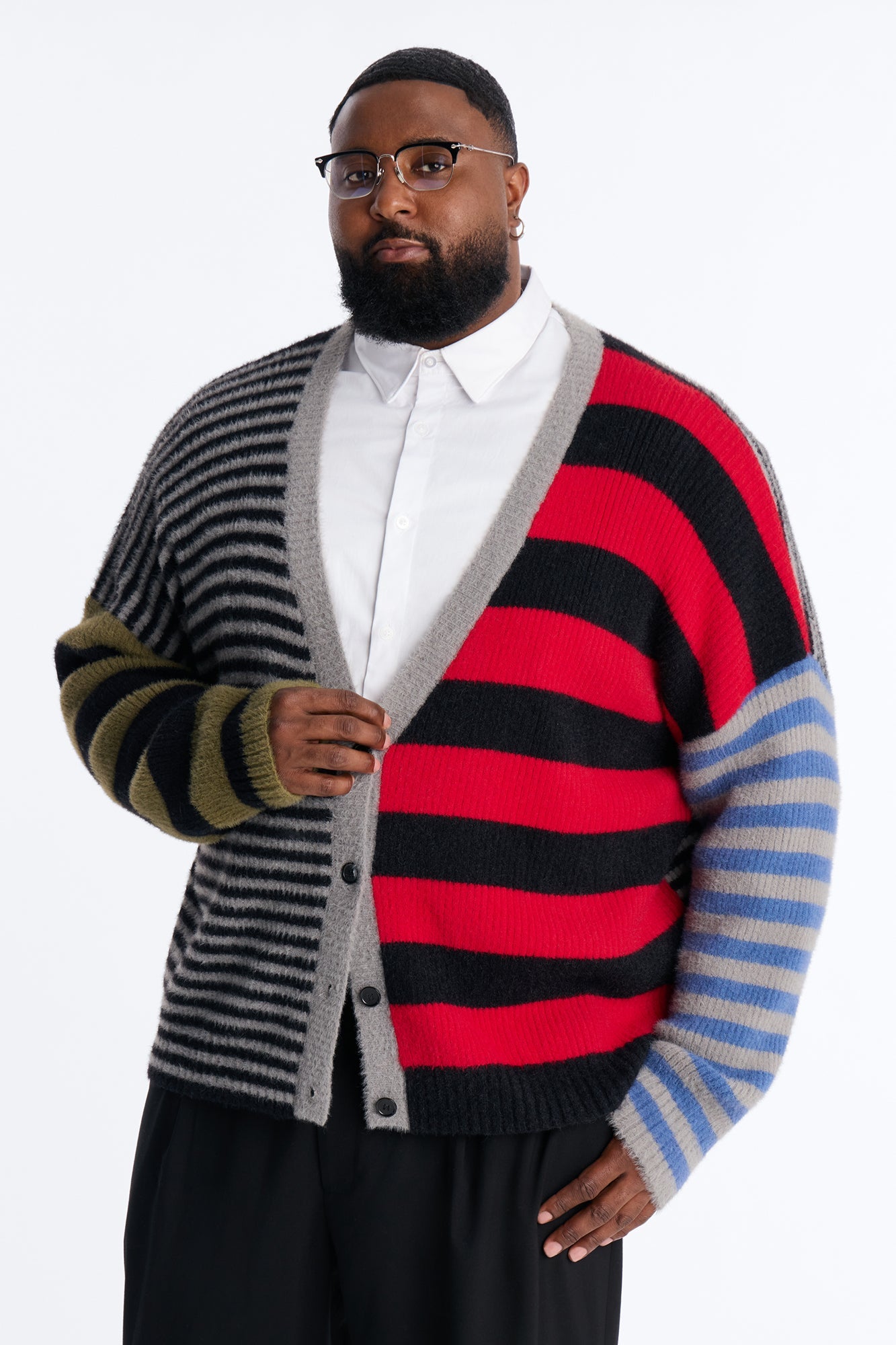 Wild Thing Stripe Knit Cardigan Sweater - Multi Color Fashion Nova