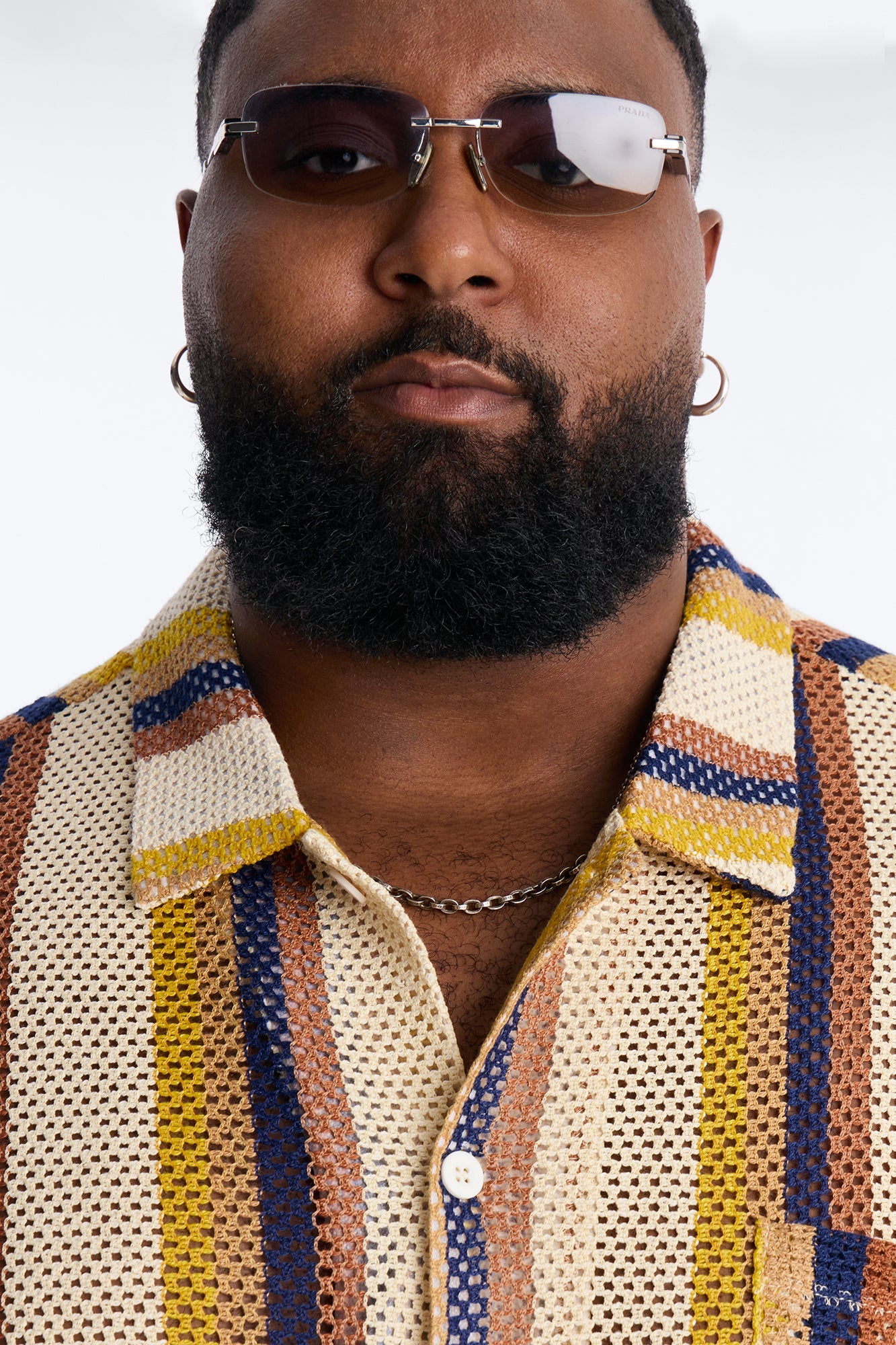 CDMX Crochet Button Up Shirt - Cream Fashion Nova