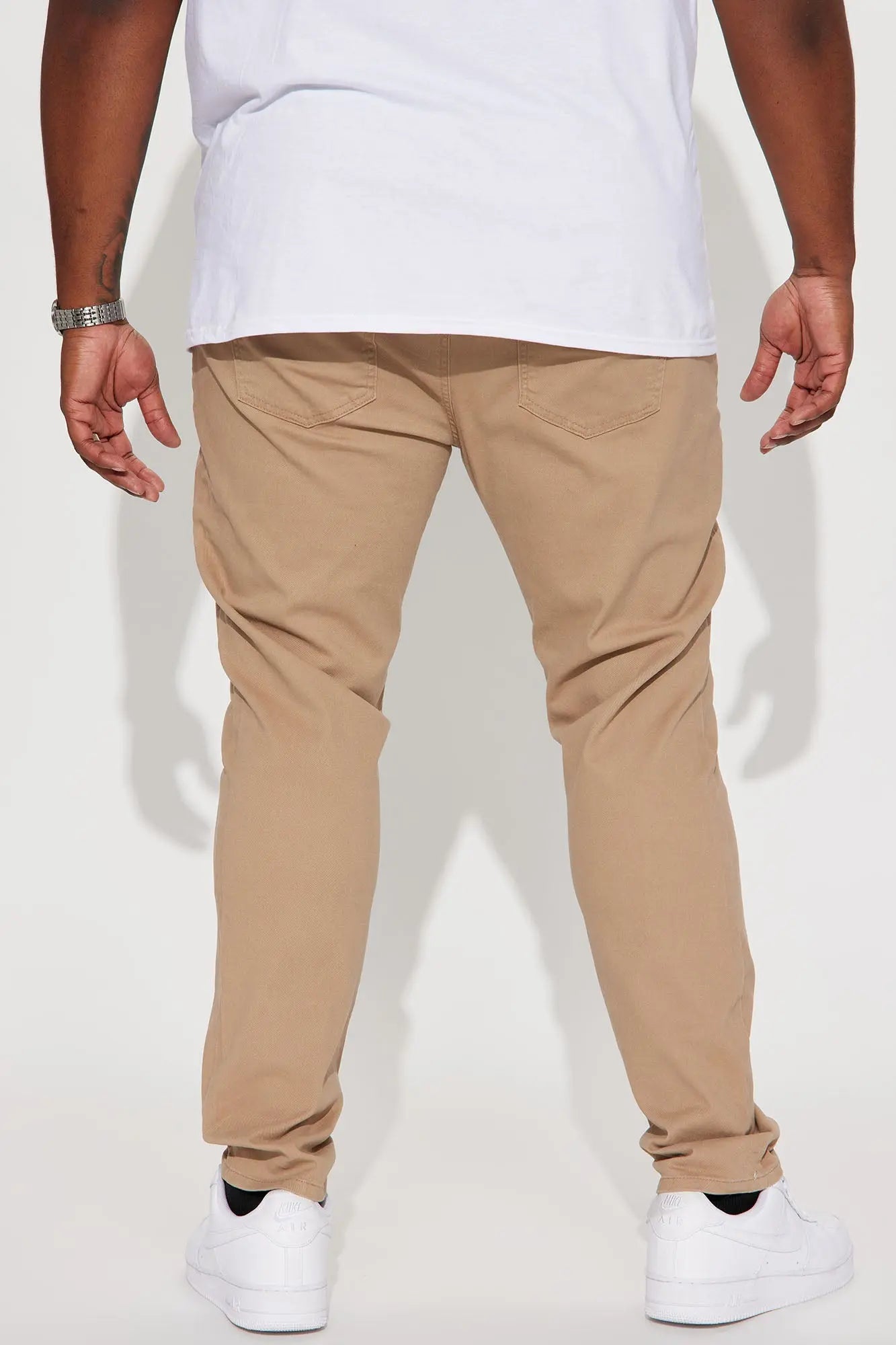 Mac Chino Skinny 5 Pocket Pants - Khaki Fashion Nova