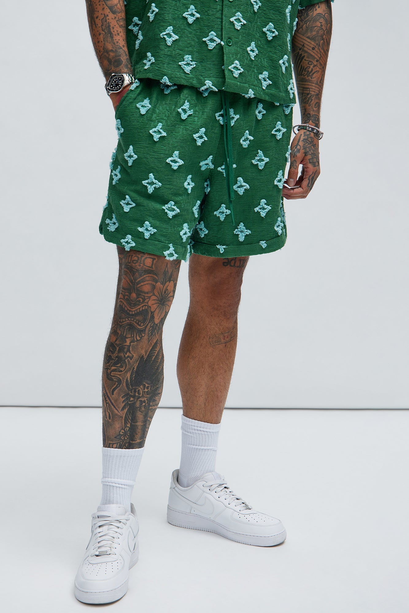 Starlet Warmup Shorts - Green Fashion Nova