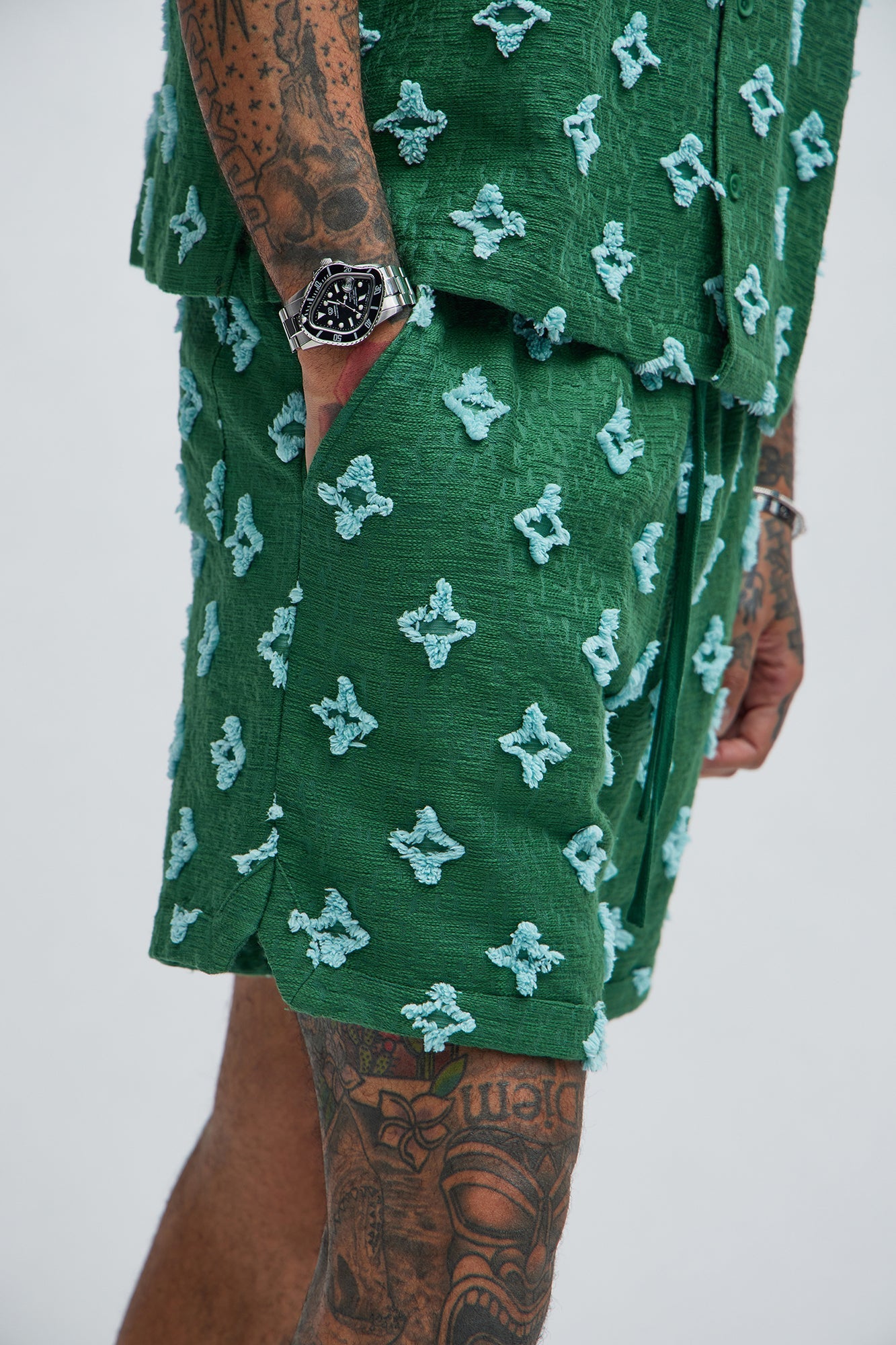 Starlet Warmup Shorts - Green Fashion Nova