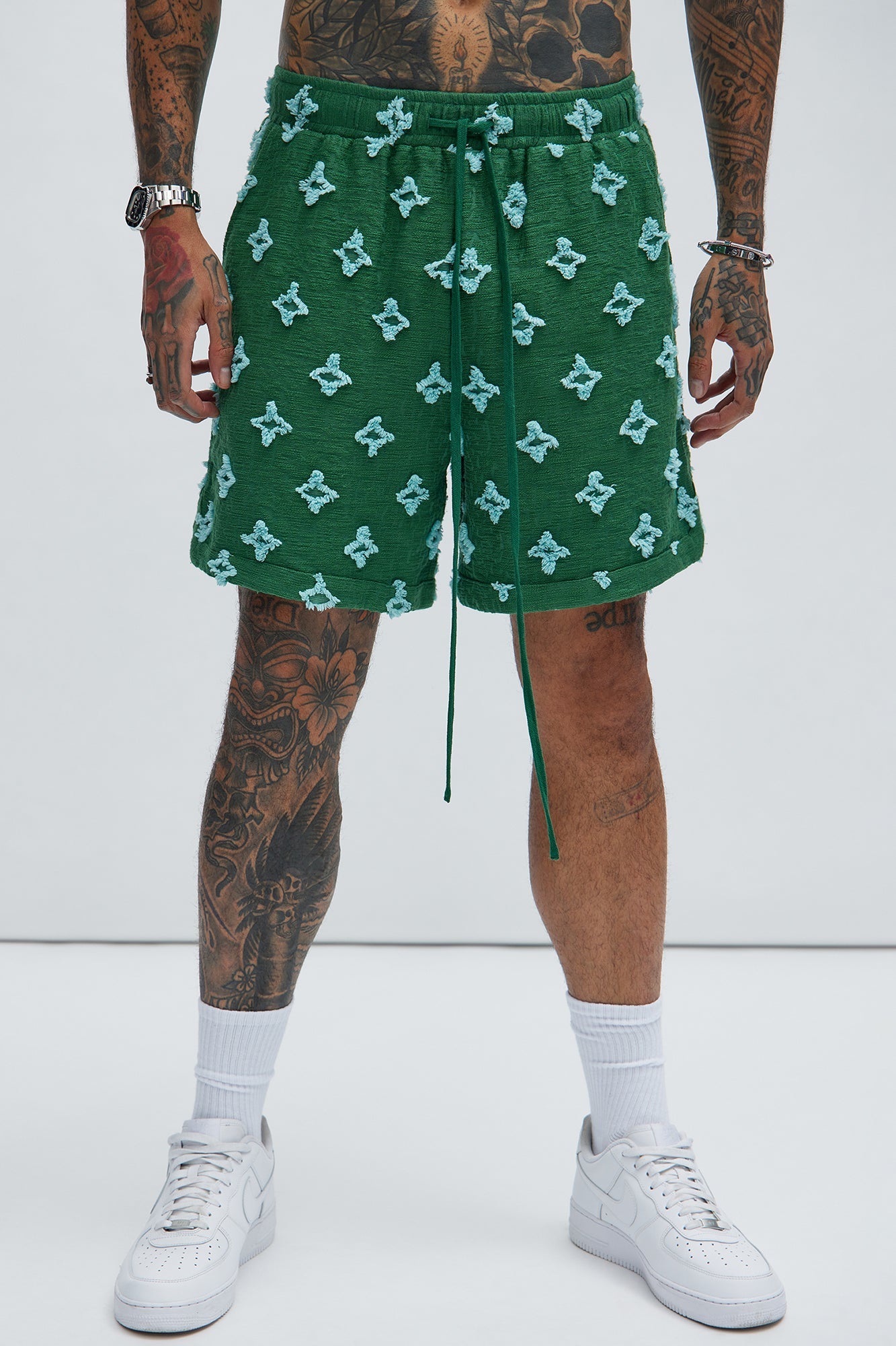 Starlet Warmup Shorts - Green Fashion Nova