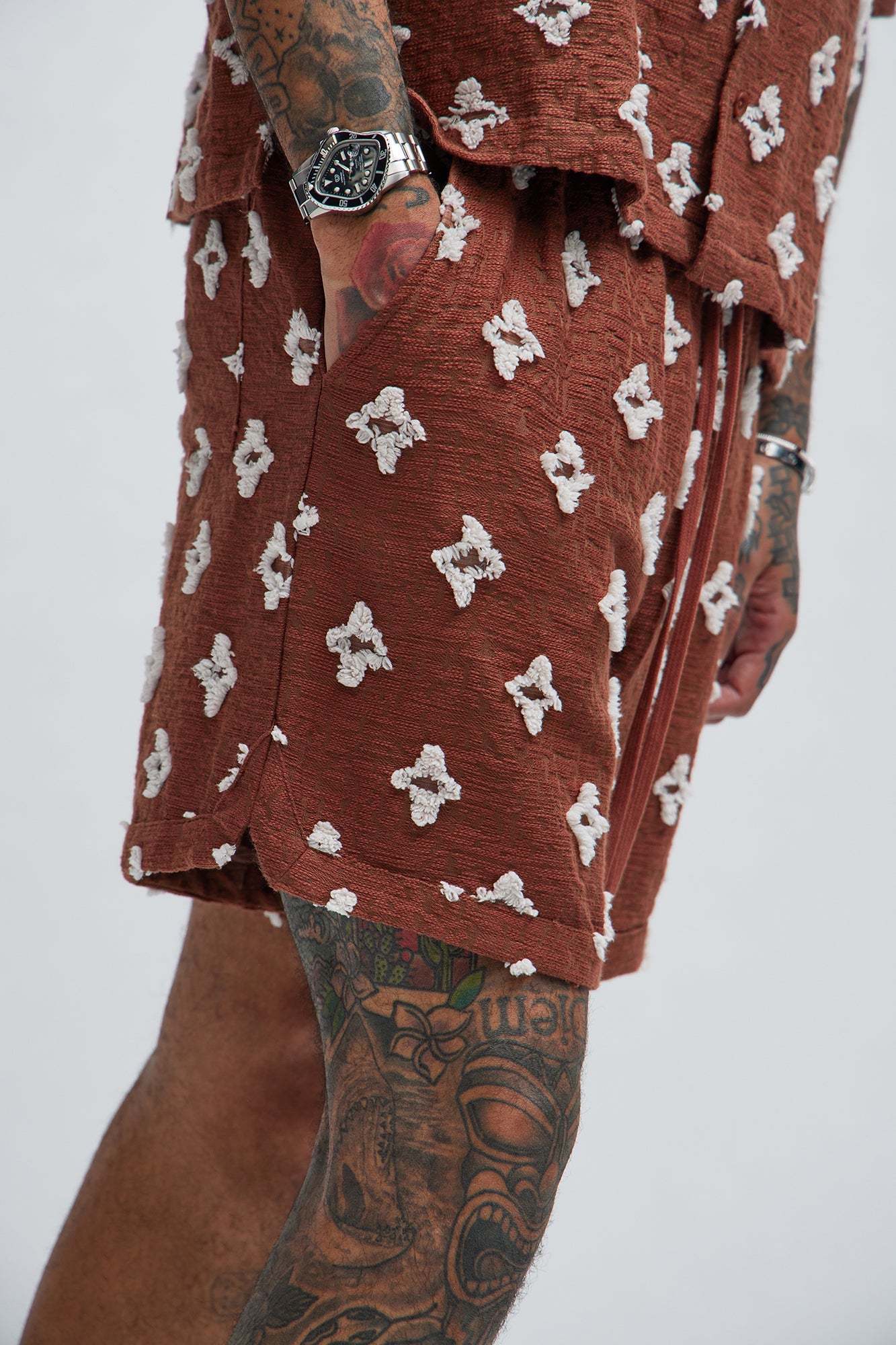 Starlet Warmup Shorts - Brown Fashion Nova