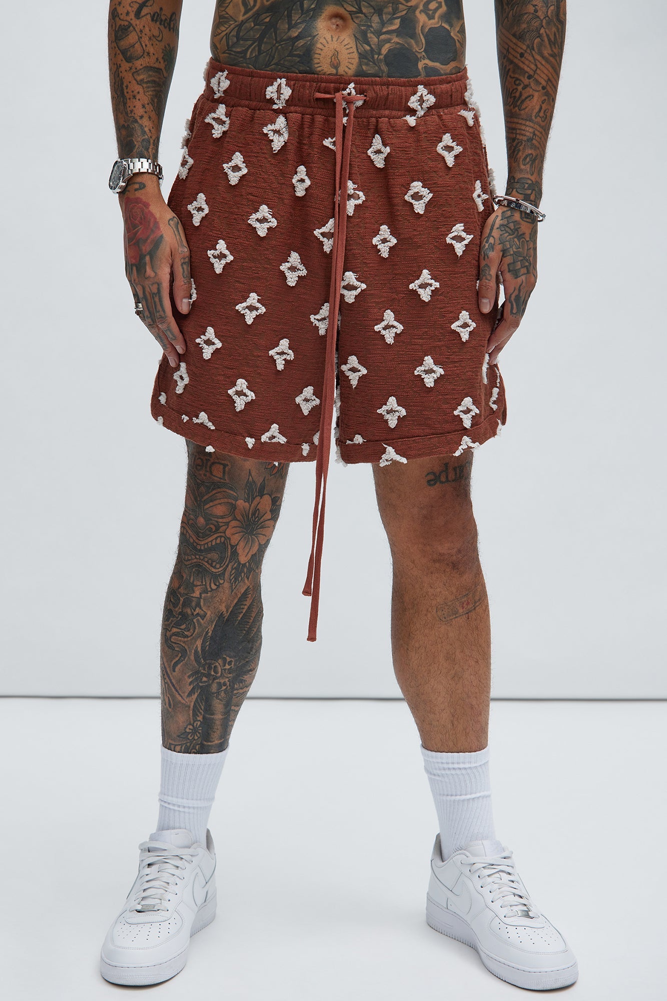 Starlet Warmup Shorts - Brown Fashion Nova