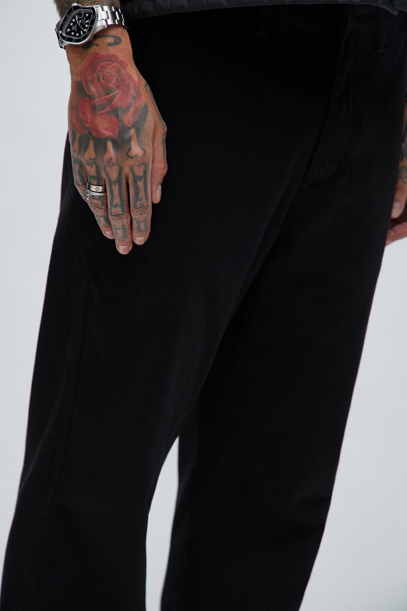 Mac Chino Straight Pants - Black Fashion Nova