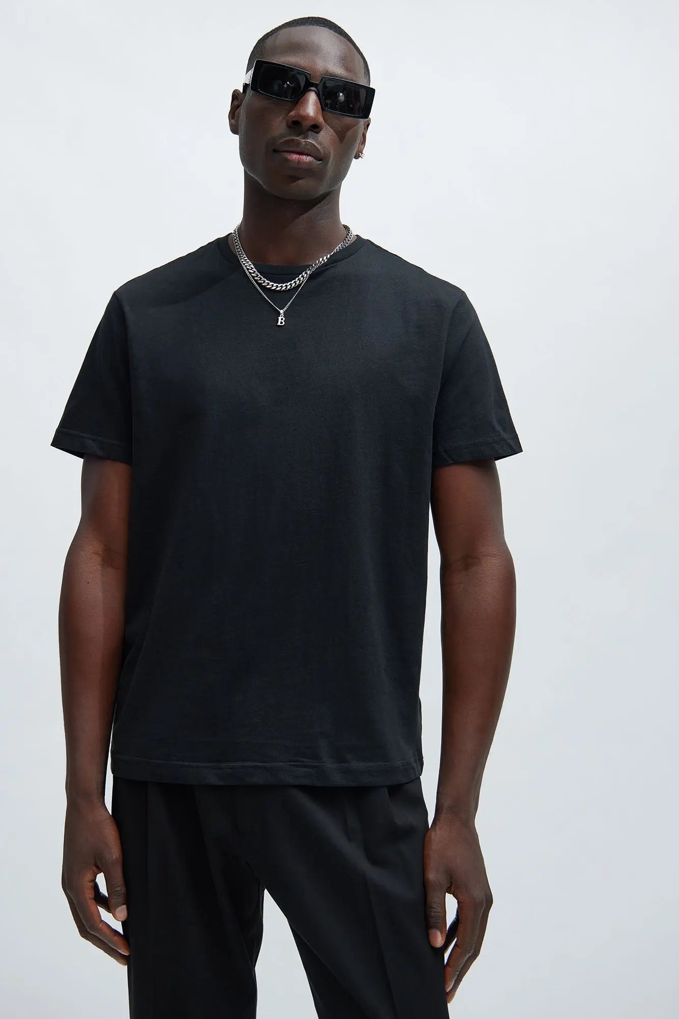 FN Essential Crew Tees 3 Pack - Black Fashion Nova