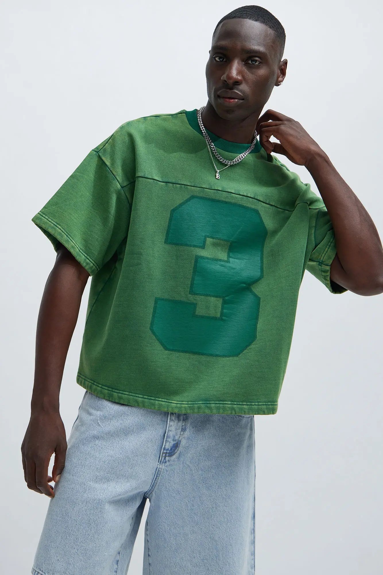 Kyle Oversized Tee - Green Fashion Nova