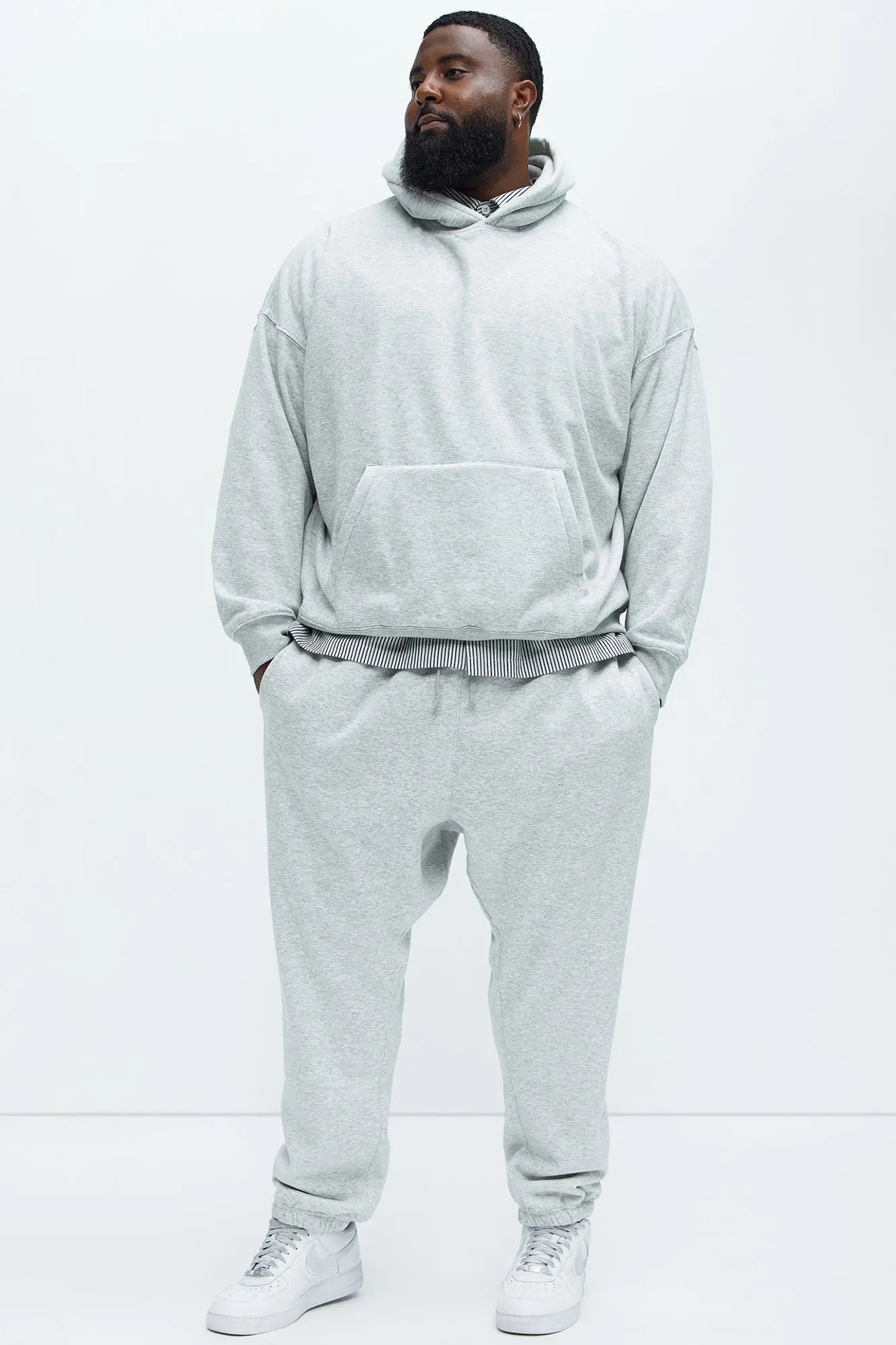 Tyson Oversized Heavyweight Hoodie - Heather Grey Fashion Nova