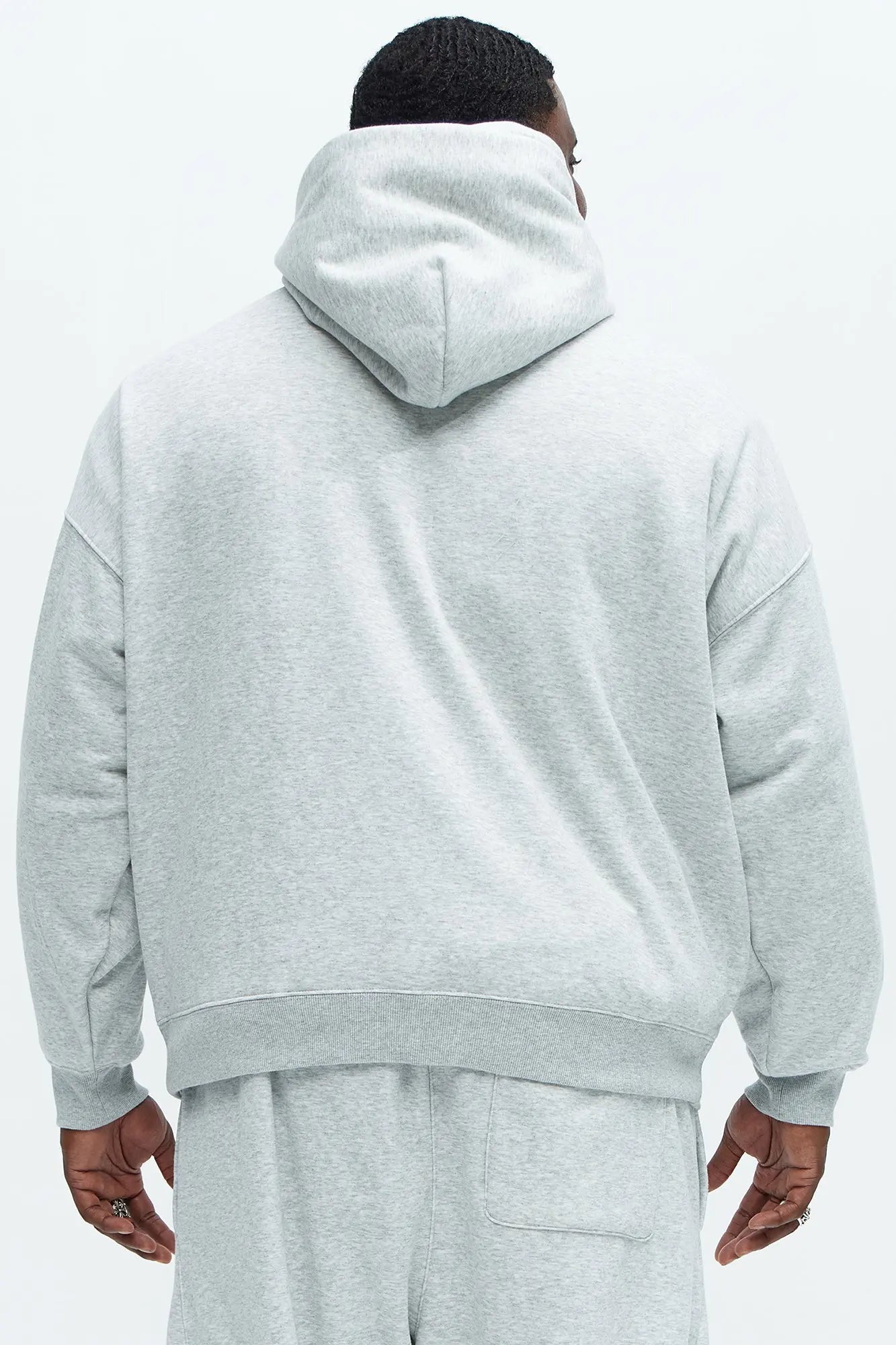 Tyson Oversized Heavyweight Hoodie - Heather Grey Fashion Nova
