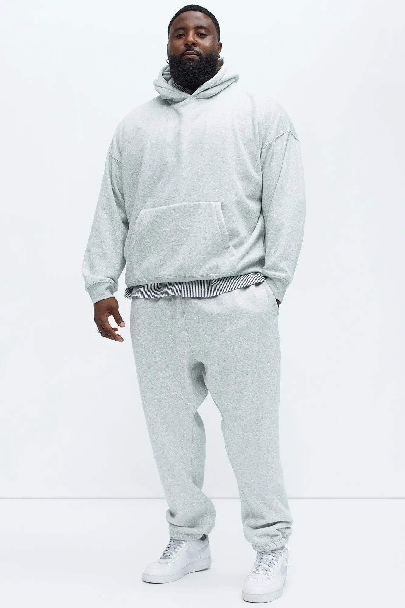Tyson Heavyweight Sweat Jogger - Heather Grey Fashion Nova