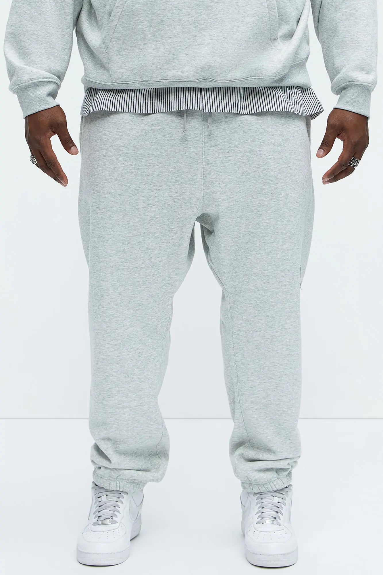 Tyson Heavyweight Sweat Jogger - Heather Grey Fashion Nova