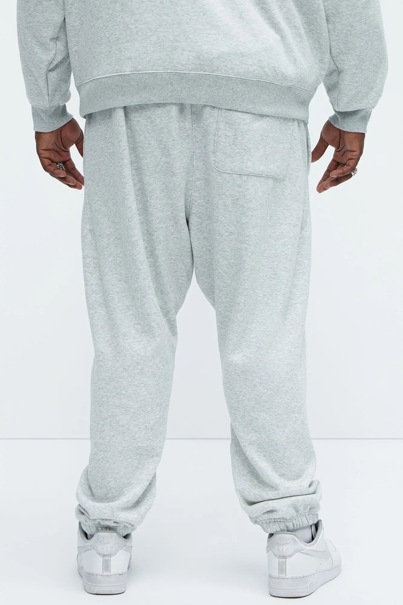 Tyson Heavyweight Sweat Jogger - Heather Grey Fashion Nova