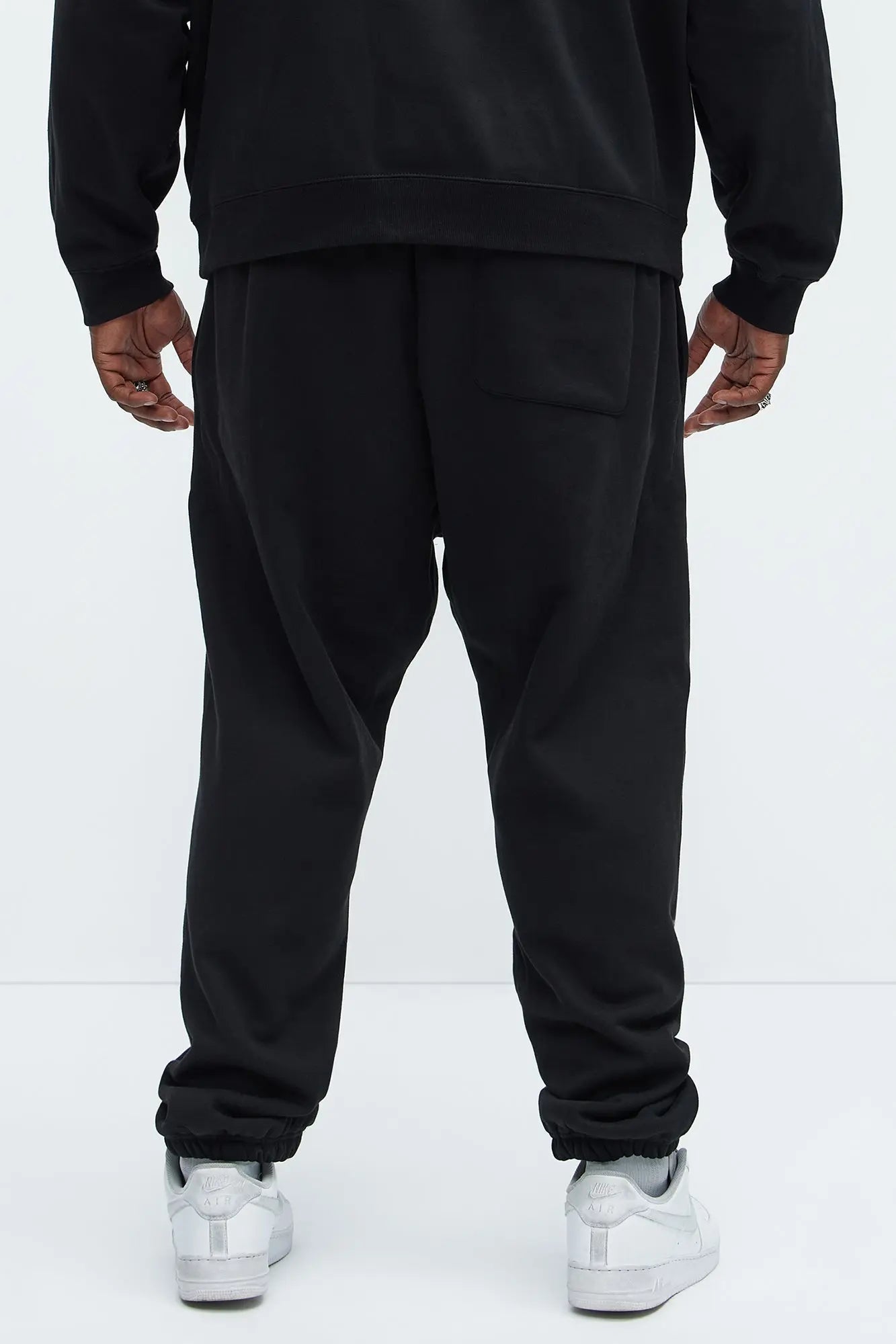 Tyson Heavyweight Sweat Jogger - Black Fashion Nova