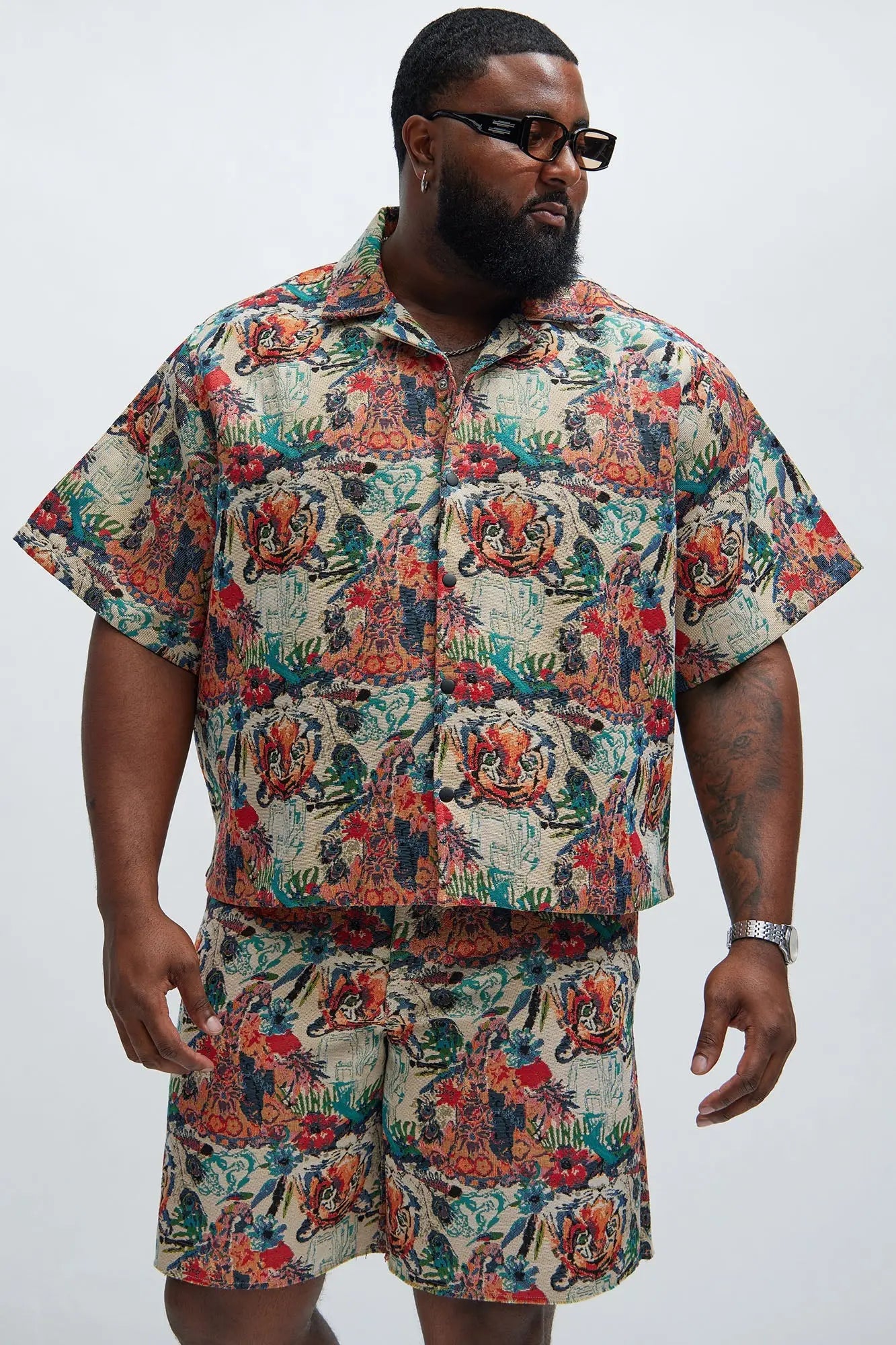 Ansel Tapestry Shirt - Multi Color Fashion Nova
