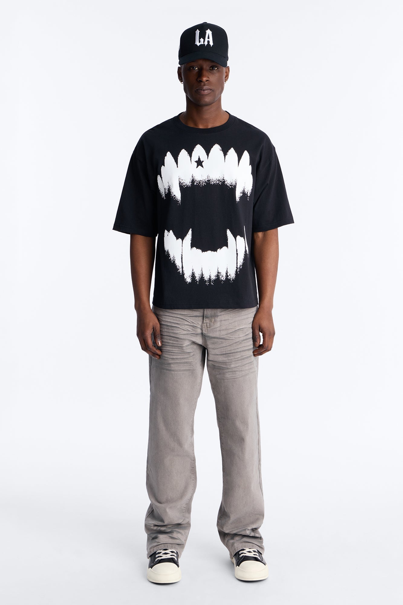 Savage Grill Boxy Short Sleeve Tee - Black Fashion Nova