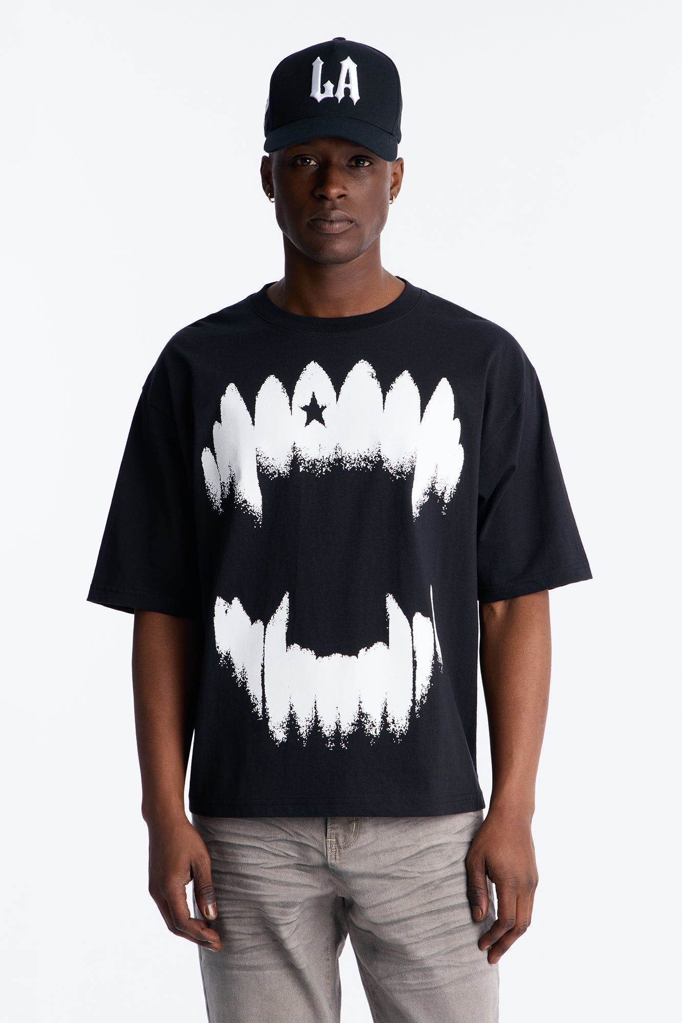 Savage Grill Boxy Short Sleeve Tee - Black Fashion Nova
