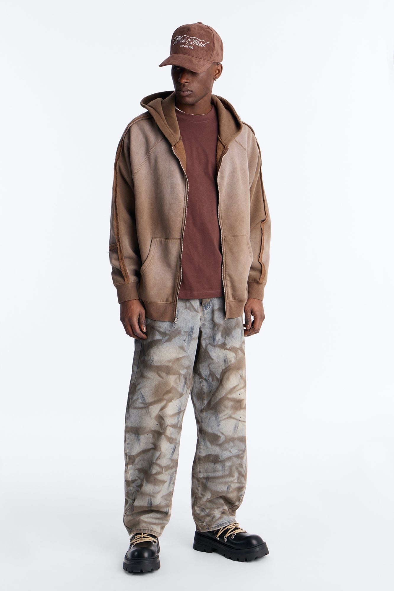 Barrel Canal St Stained Jean - Medium Wash Fashion Nova