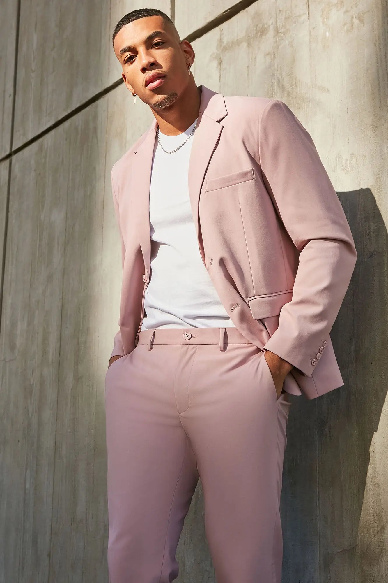 The Modern Stretch Suit Jacket - Mauve Fashion Nova