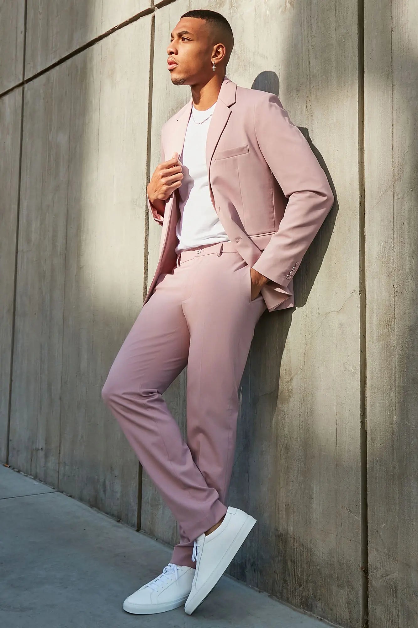 The Modern Stretch Suit Jacket - Mauve Fashion Nova
