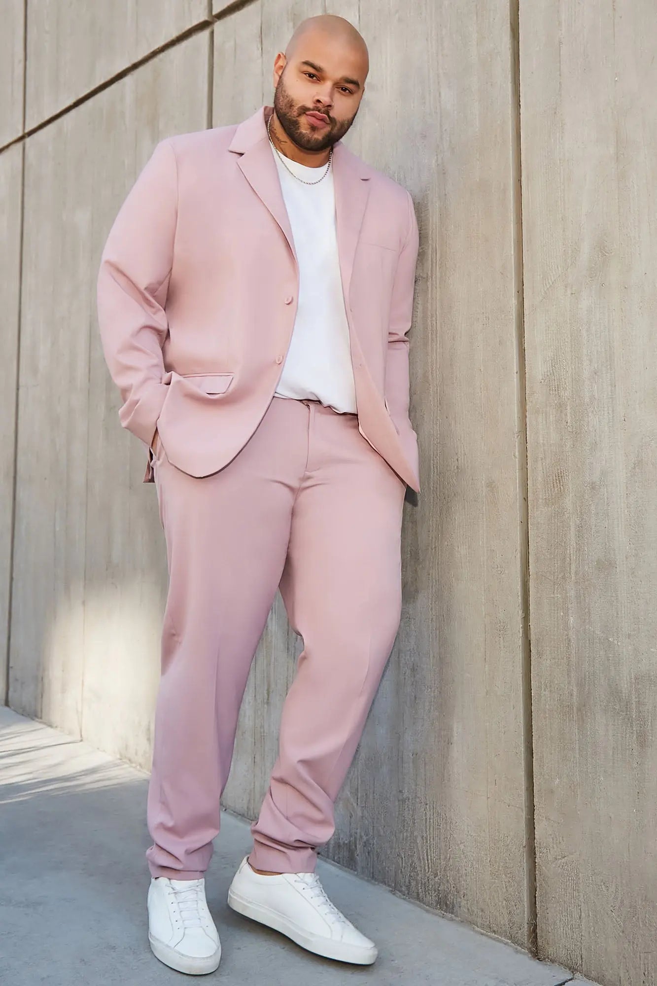 The Modern Stretch Suit Jacket - Mauve Fashion Nova