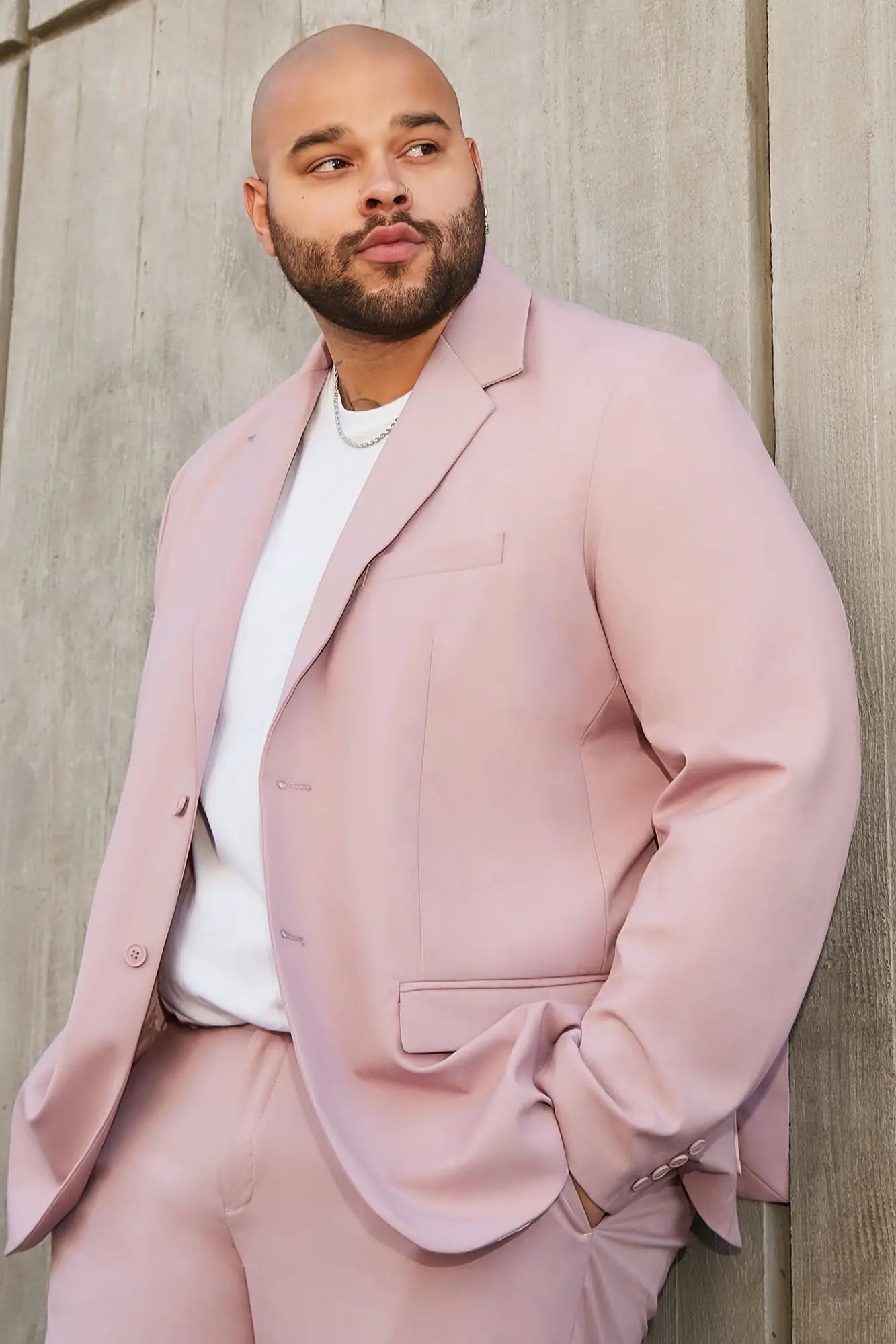 The Modern Stretch Suit Jacket - Mauve Fashion Nova