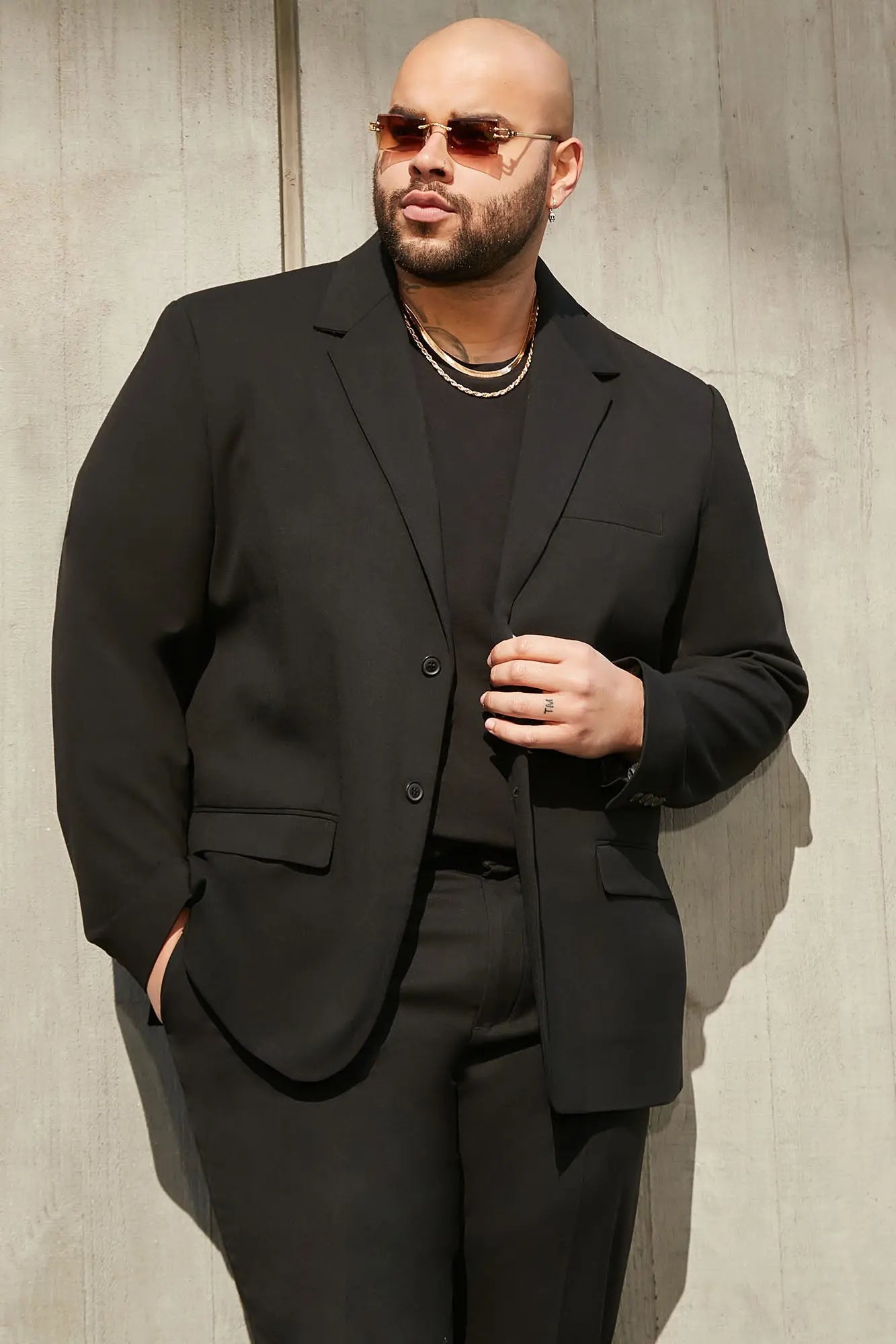 The Modern Stretch Suit Jacket - Black Fashion Nova