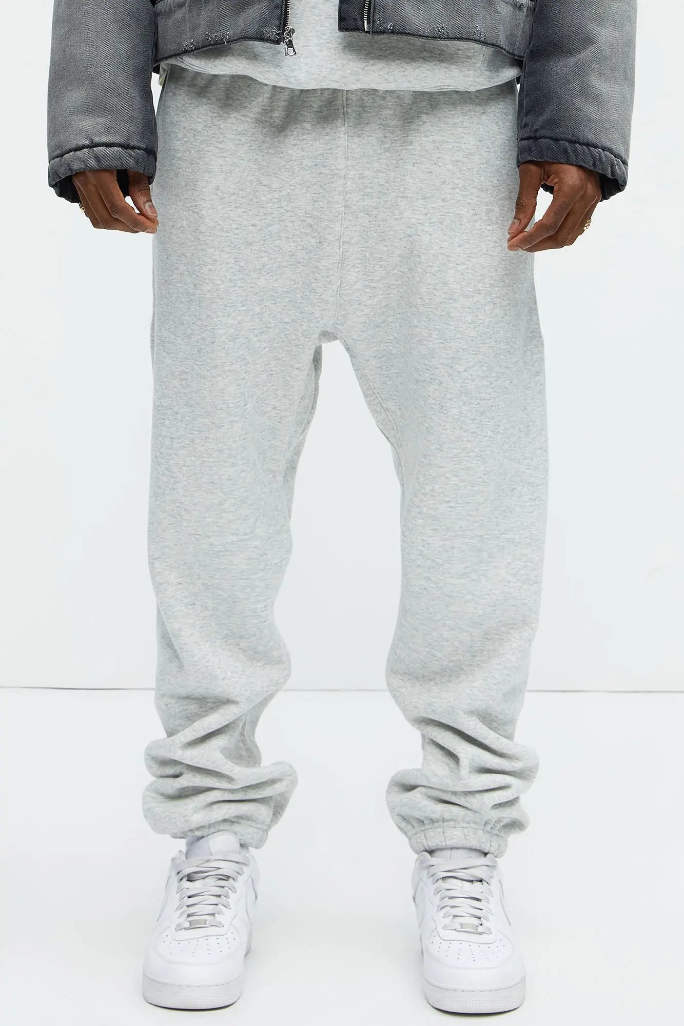 Tyson Heavyweight Sweat Jogger - Heather Grey Fashion Nova
