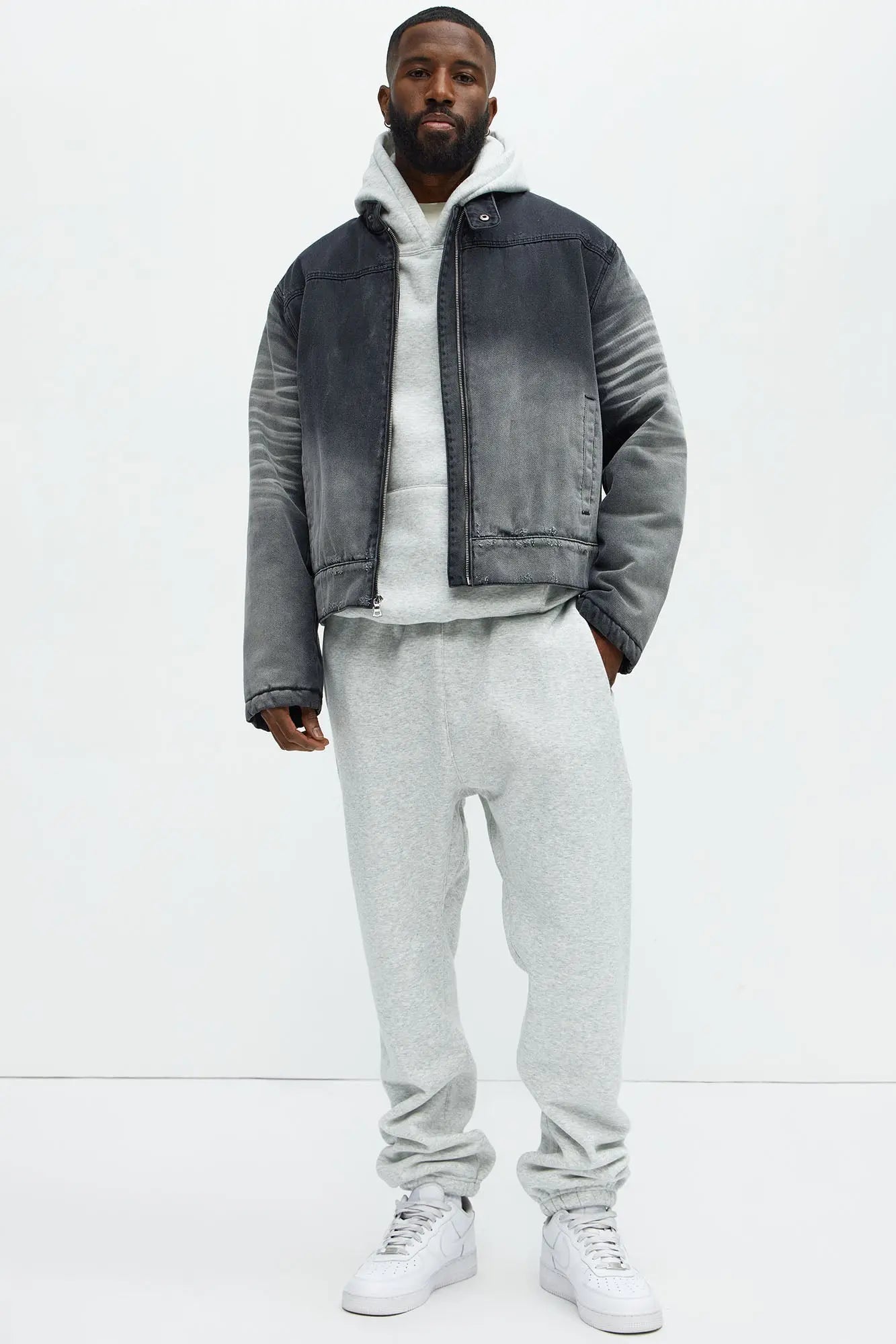Tyson Heavyweight Sweat Jogger - Heather Grey Fashion Nova