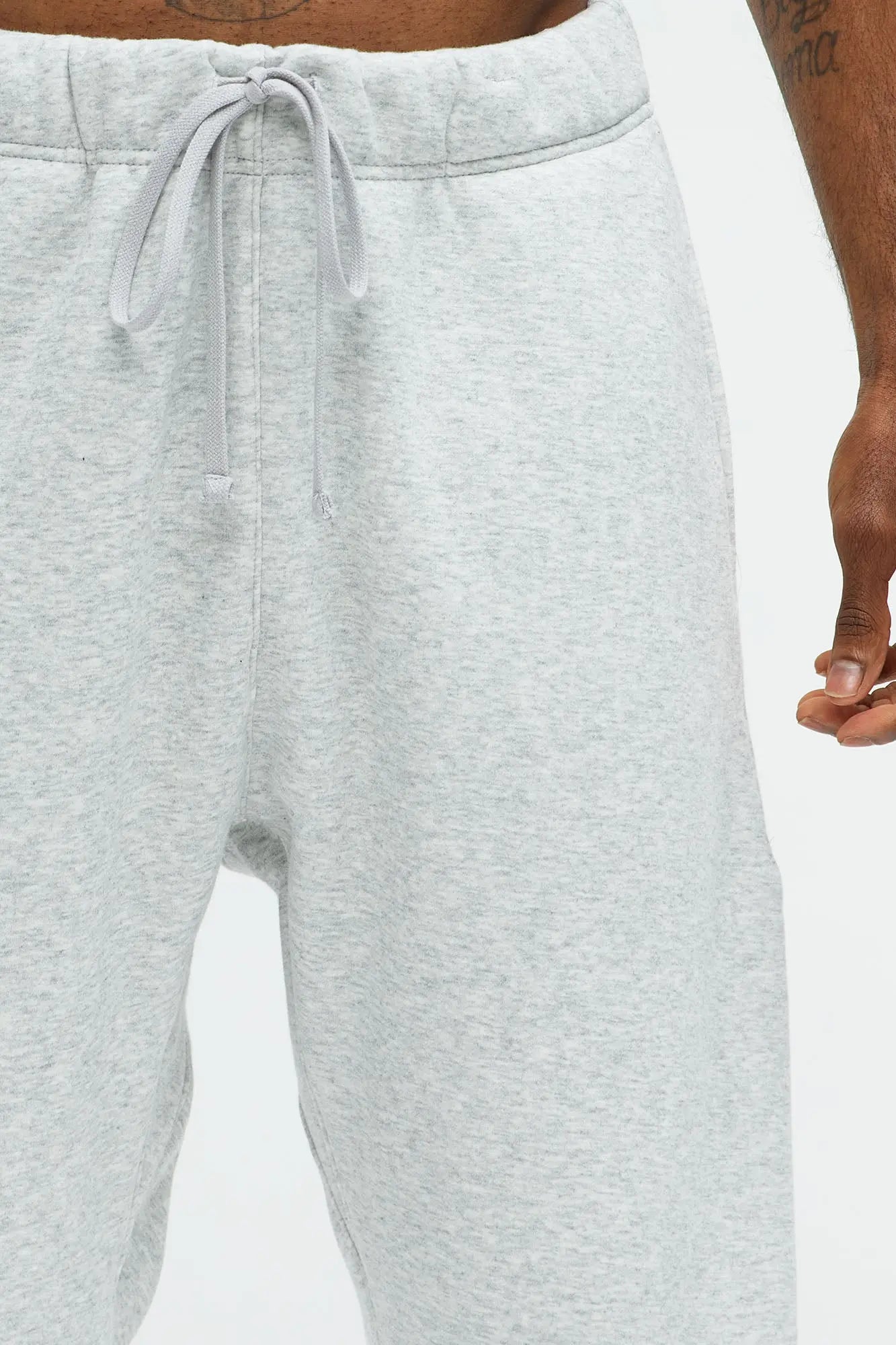 Tyson Heavyweight Sweat Jogger - Heather Grey Fashion Nova