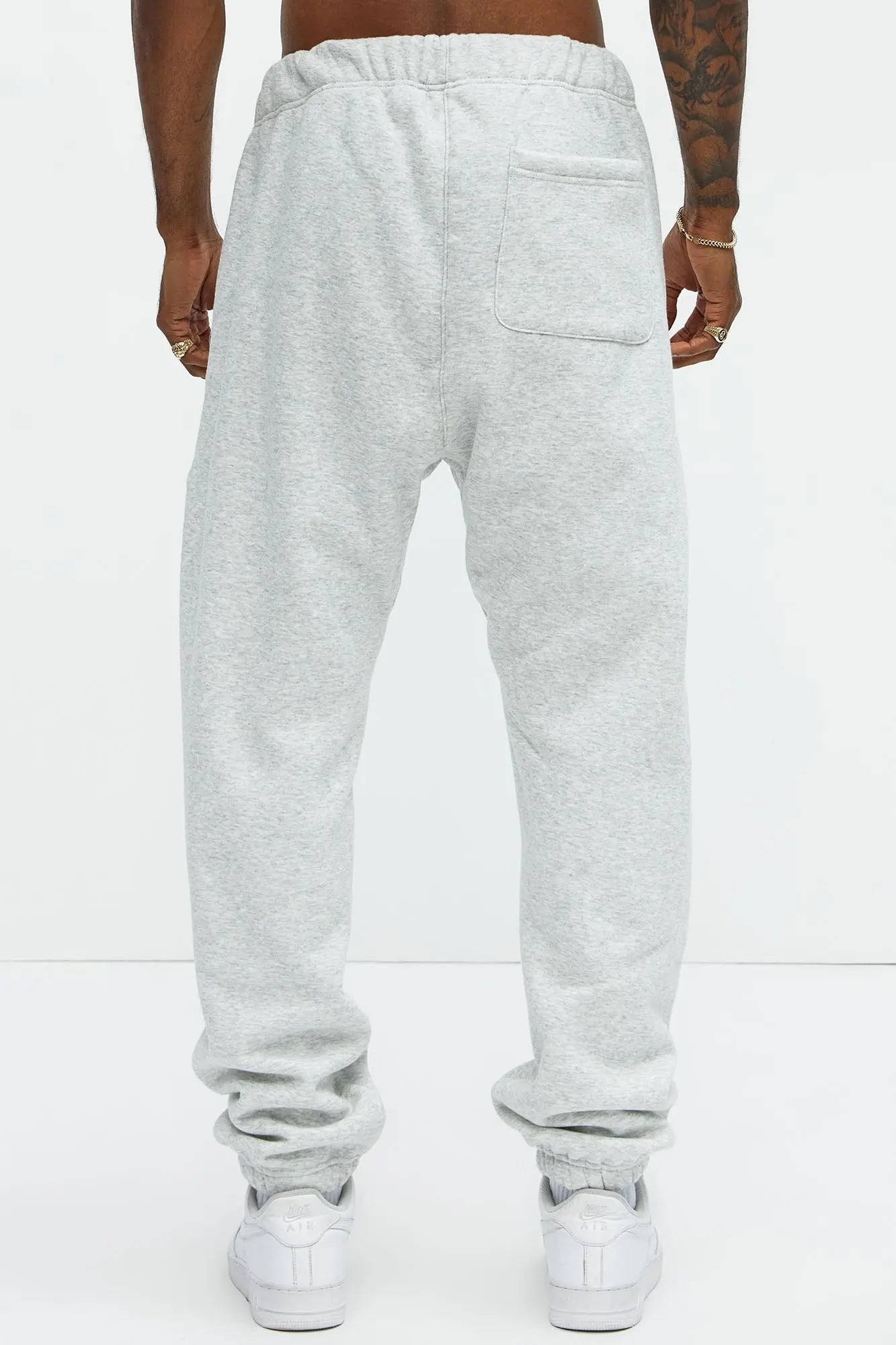 Tyson Heavyweight Sweat Jogger - Heather Grey Fashion Nova
