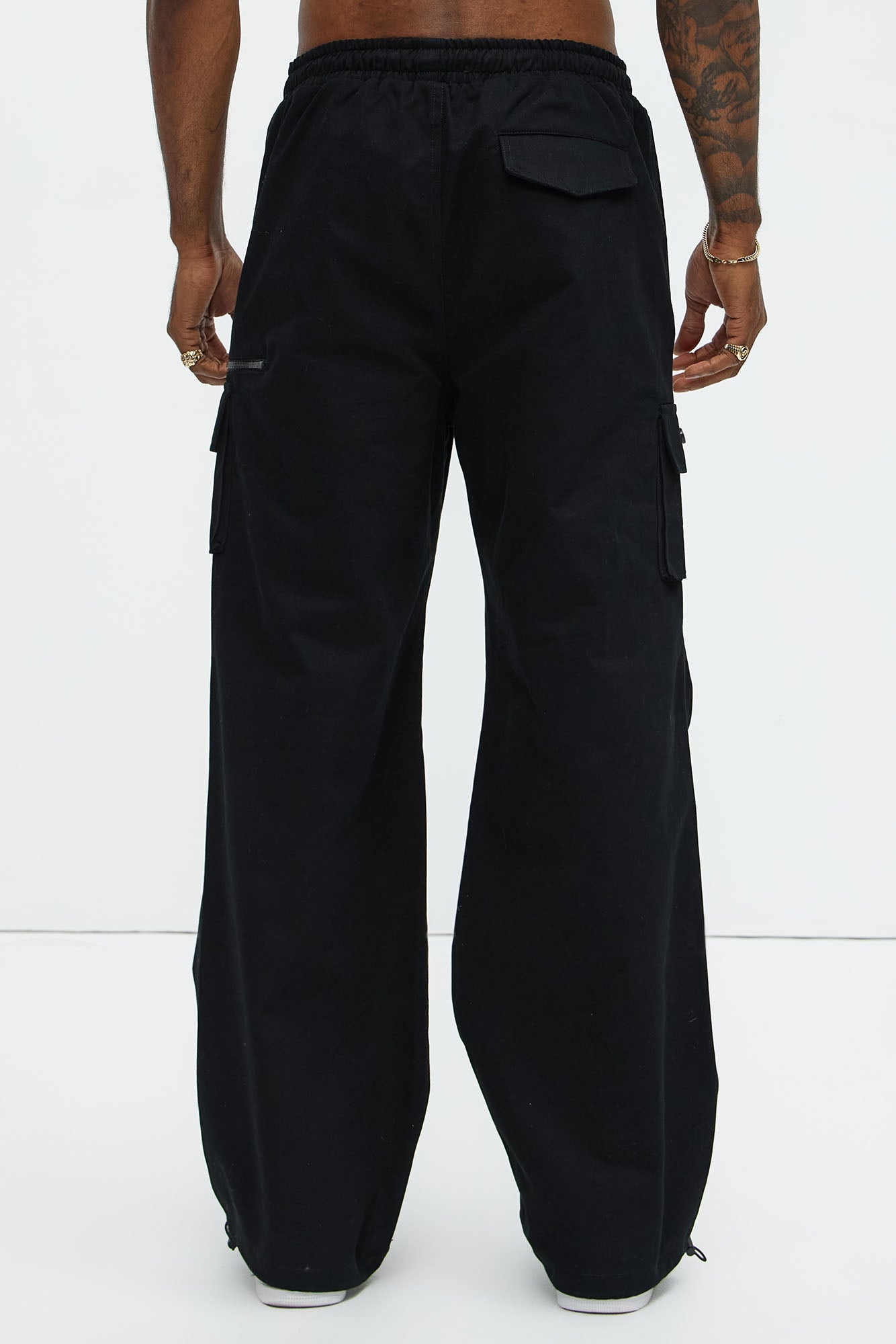 Practicable Baggy Utility Pants - Black Fashion Nova