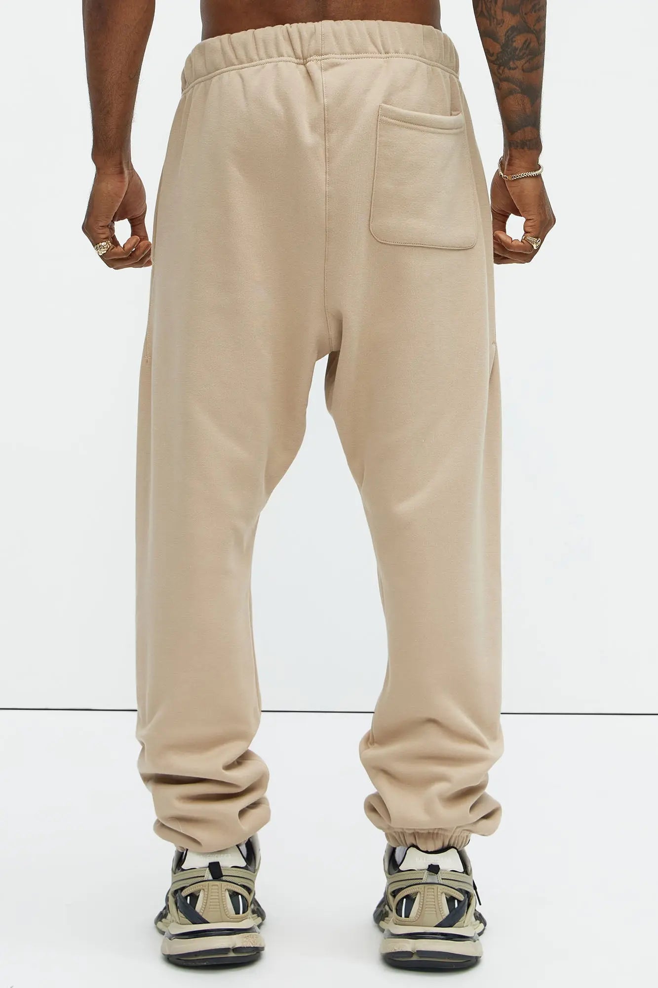 Tyson Heavyweight Sweat Jogger - Taupe Fashion Nova